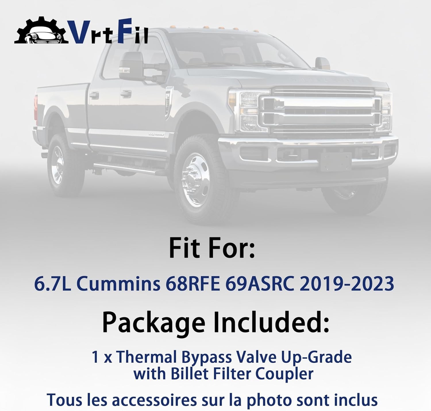 Thermal Bypass Valve with Billet Filter Coupler For 6.7L Cummins 68RFE 69ASRC