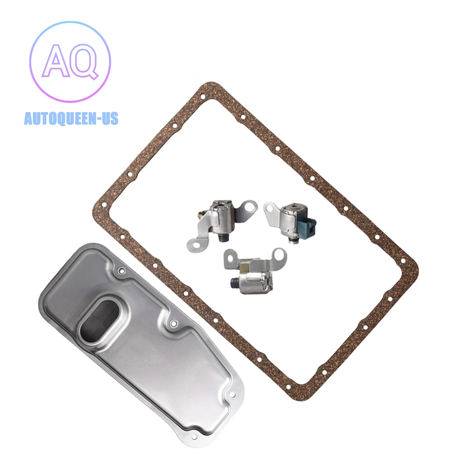 Transmission Solenoid Service Kit w/ Pan Filter & Gasket For A340E A343F