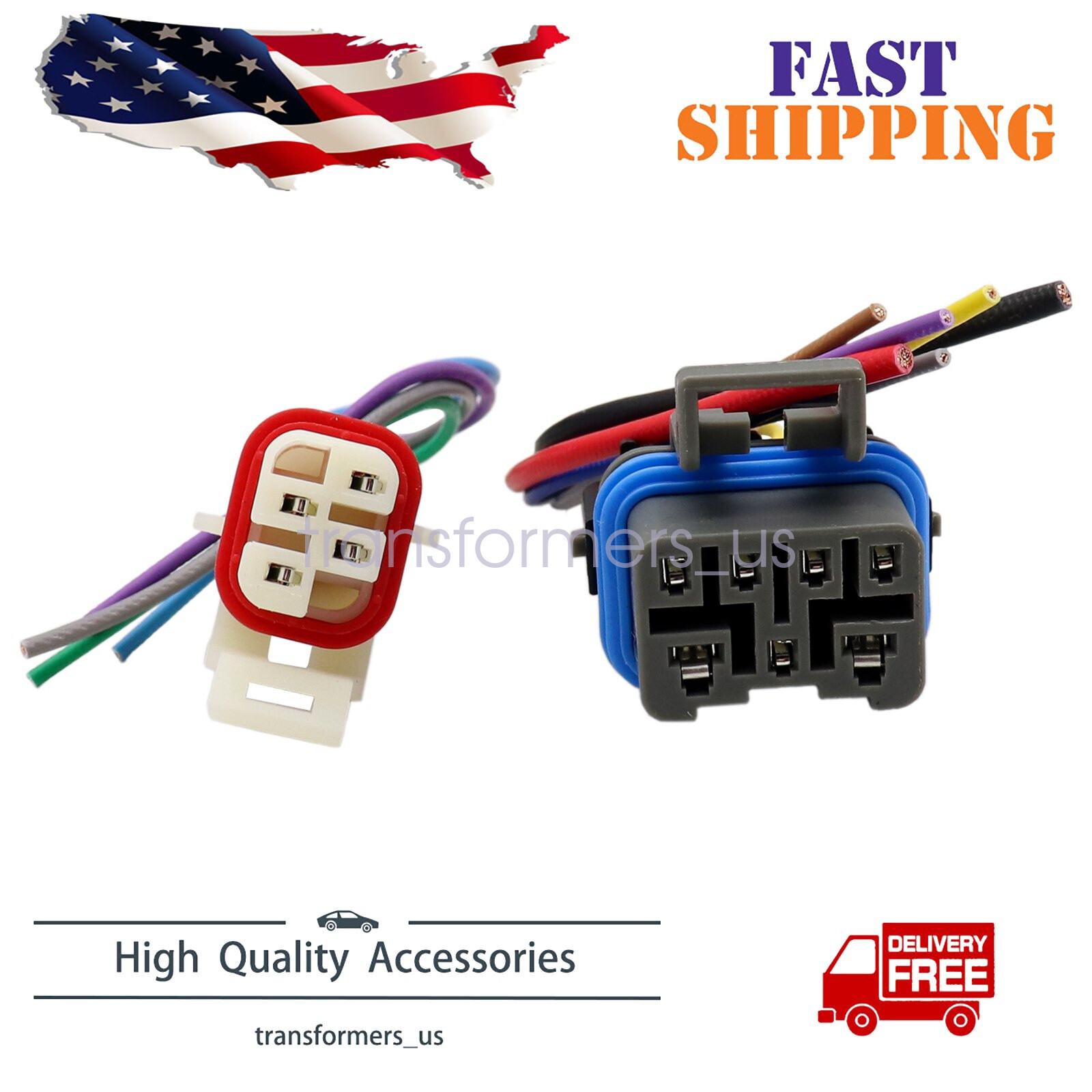 For 2003 GMC Sierra 1500 Neutral Safety Switch Connector 7PIN & 4PIN