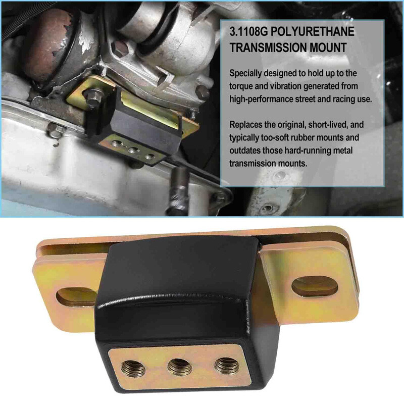 Polyurethane For GM LS Swap Transmission Mount Kit Fit 4.8 5.3 6.0 4l60e 4l80e