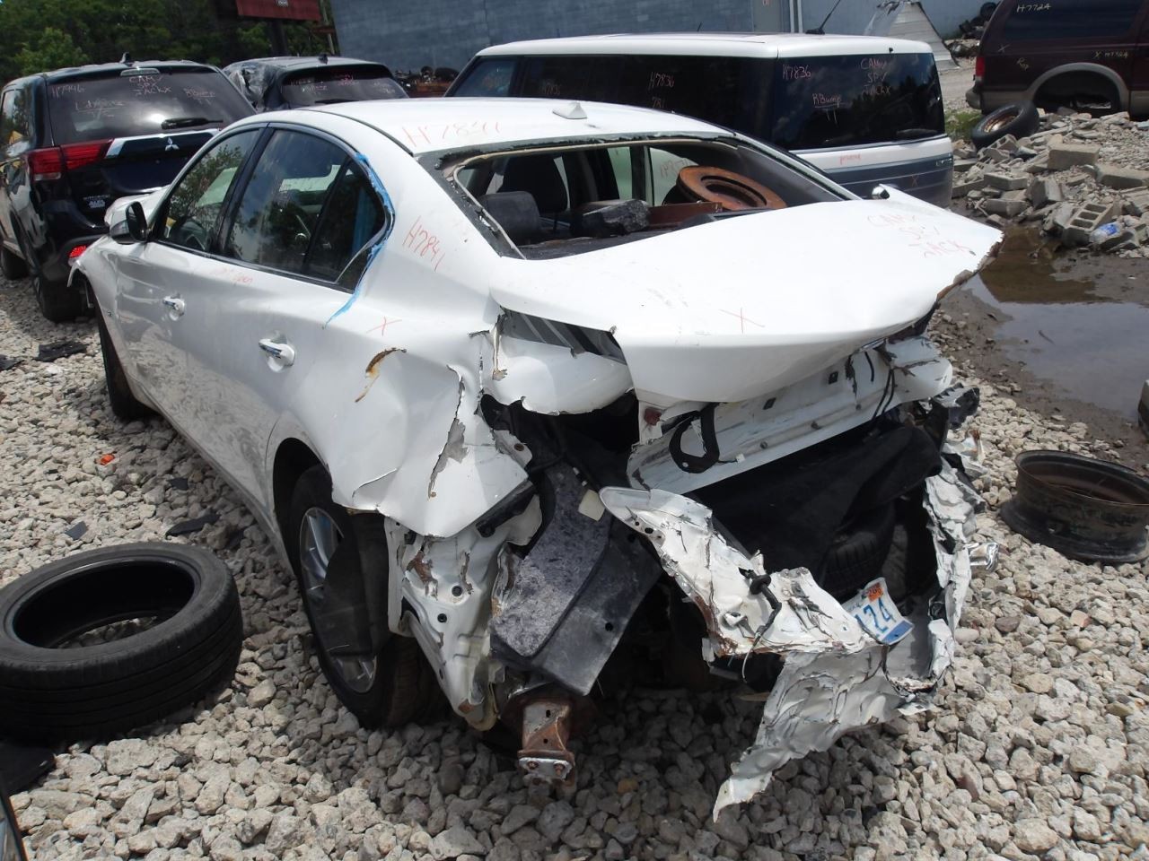 Automatic Transmission 7 Speed 3.7L AWD From 7/13 Fits 14 INFINITI Q50 2285262