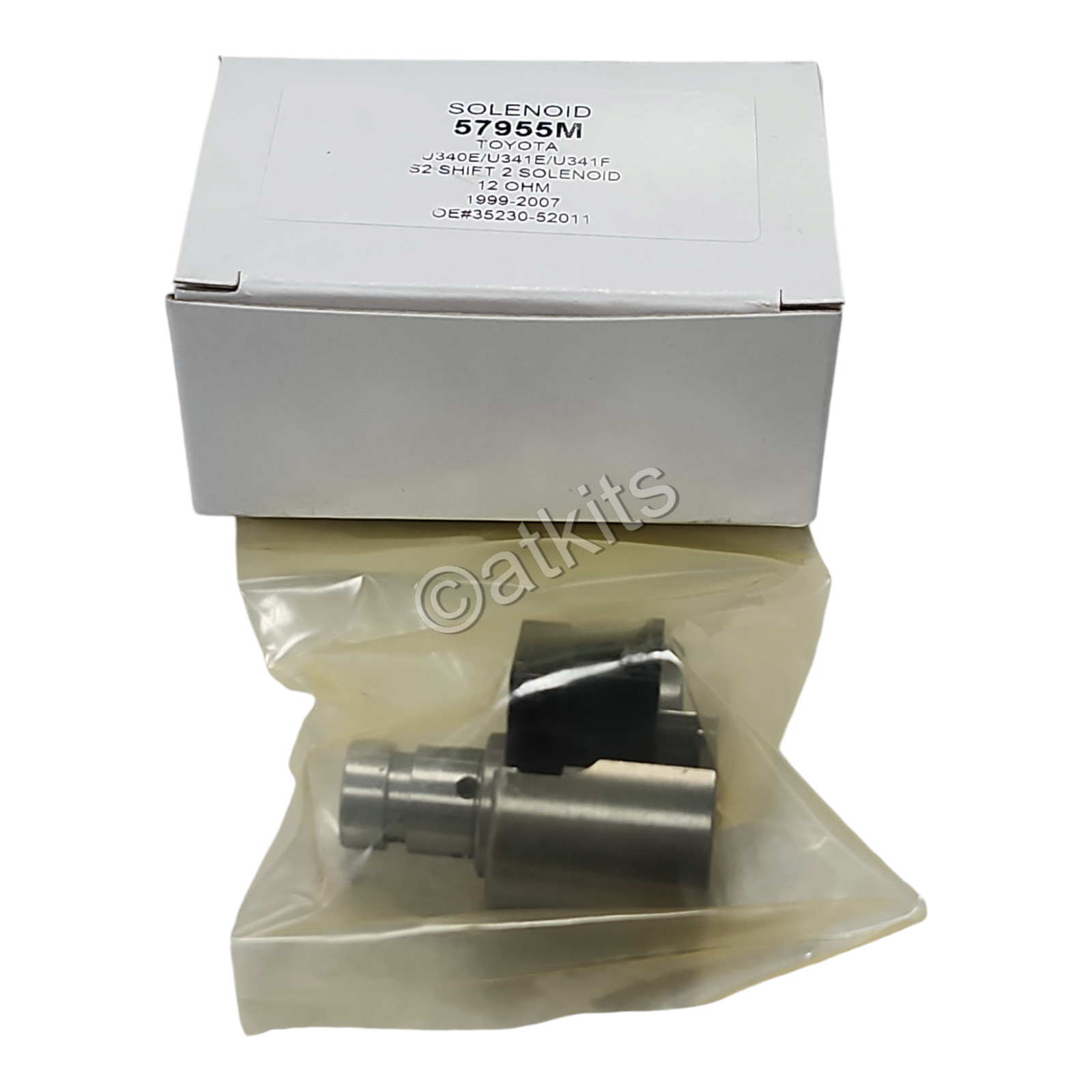 S2 SHIFT 2 SOLENOID FOR TOYOTA U340E/U341E/U341F. IND: 57955M. OEM# 35230-52011