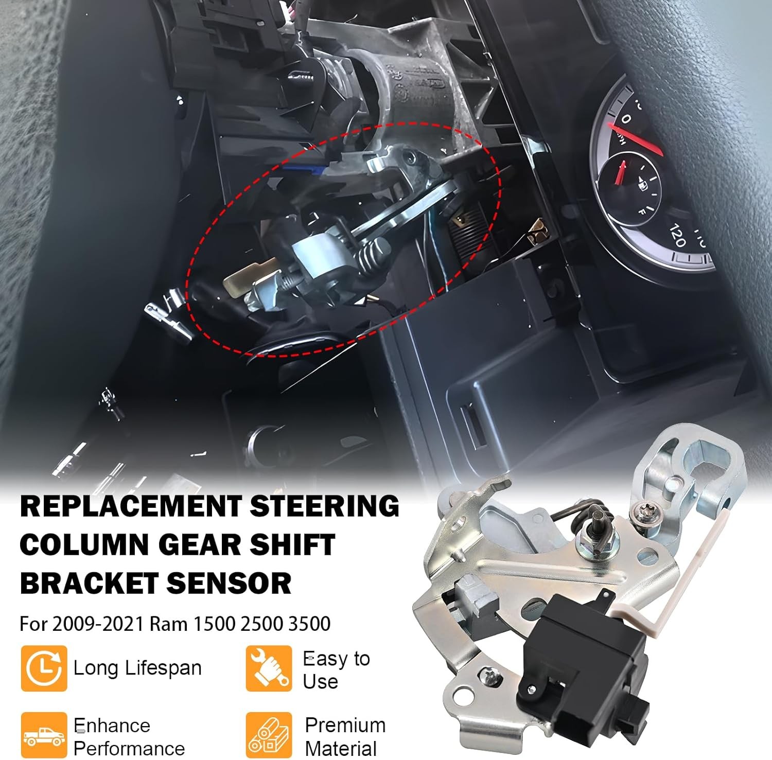 Trans Gearshift Bracket 68470756AA 5057506AH For Ram 1500 2500 3500 2010-2021