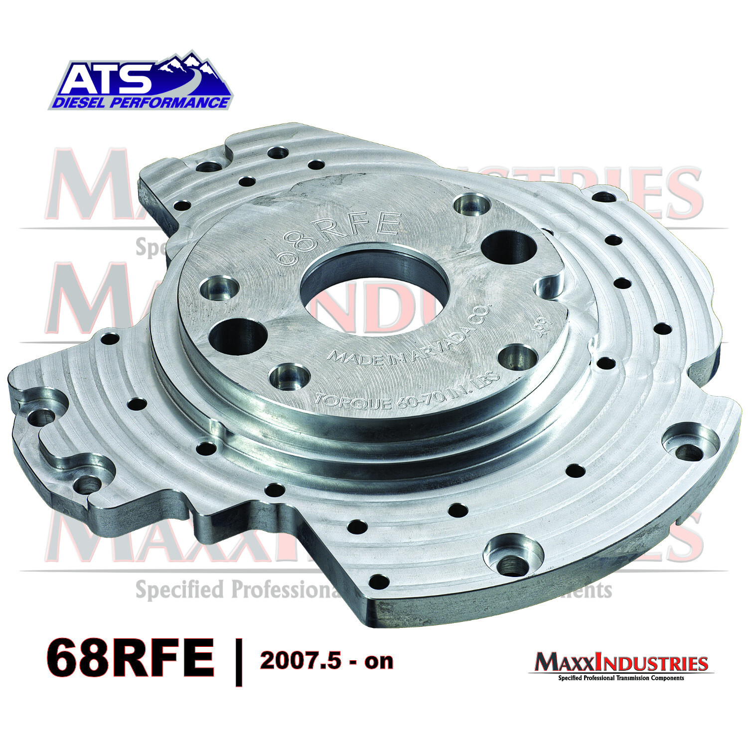 68RFE Transmission Pump Cover Billet ATS fits RAM 6.7L Cummins Diesel
