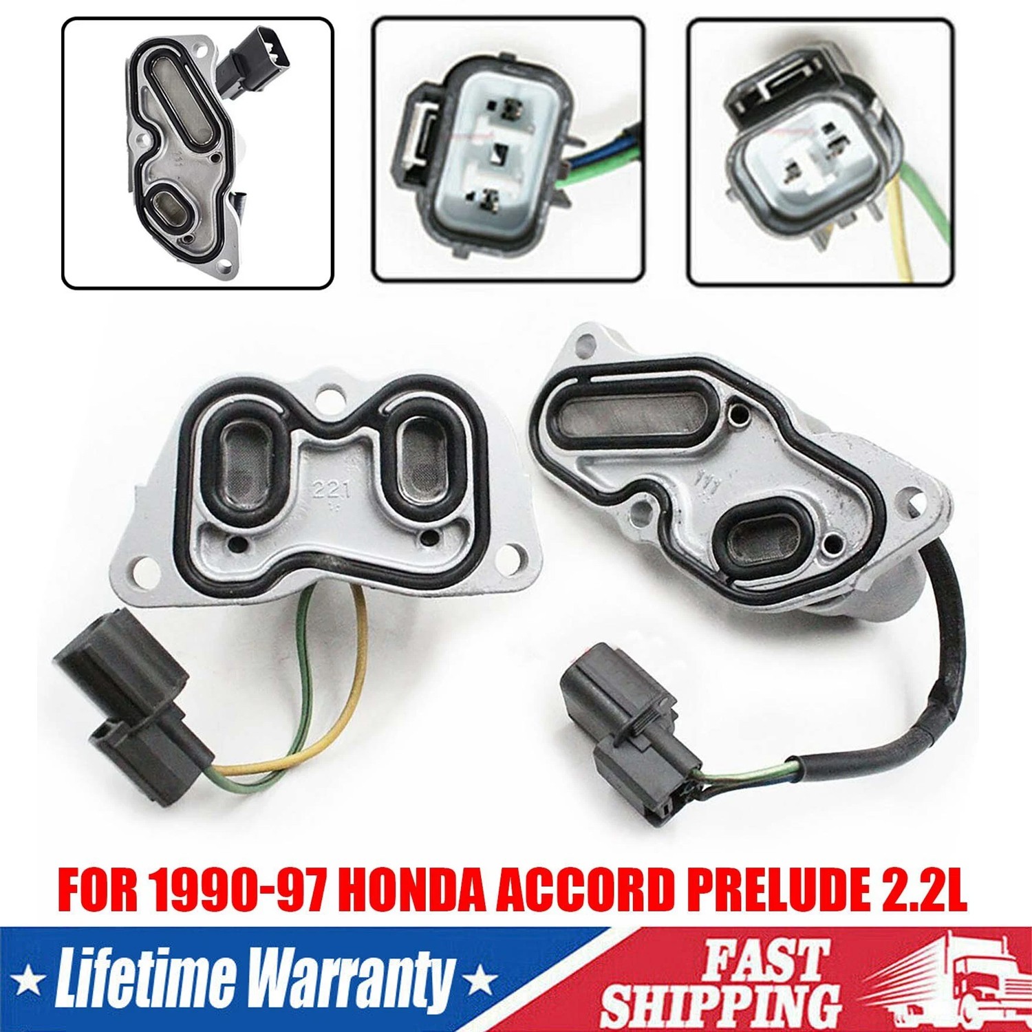 Shift Control.Solenoid Set for Honda Accord Prelude 2.2L 1990-1997 28200-PX4-014