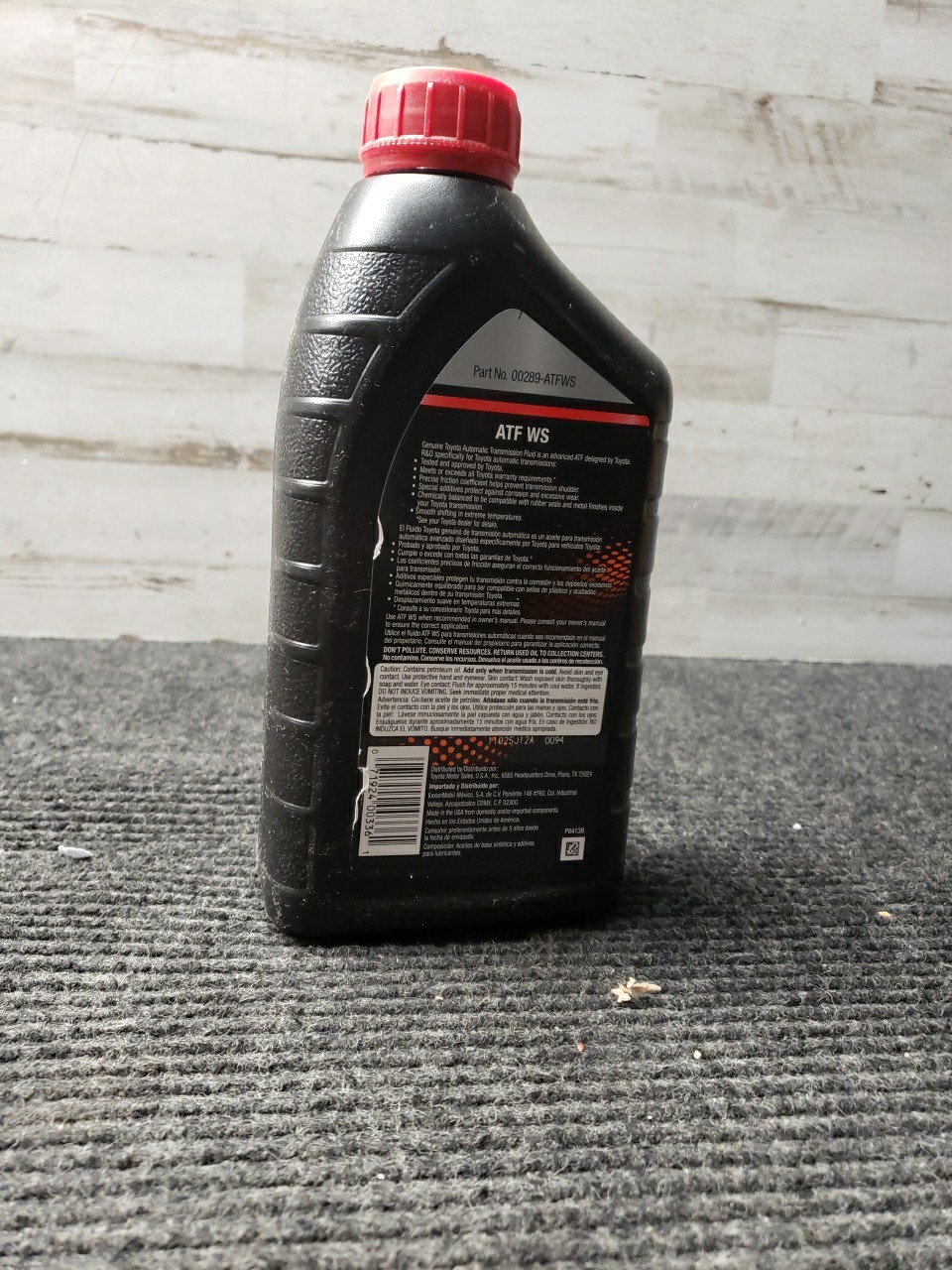 (1) Quart GENUINE TOYOTA ATF WS Automatic Transmission Oil 00289-ATFWS