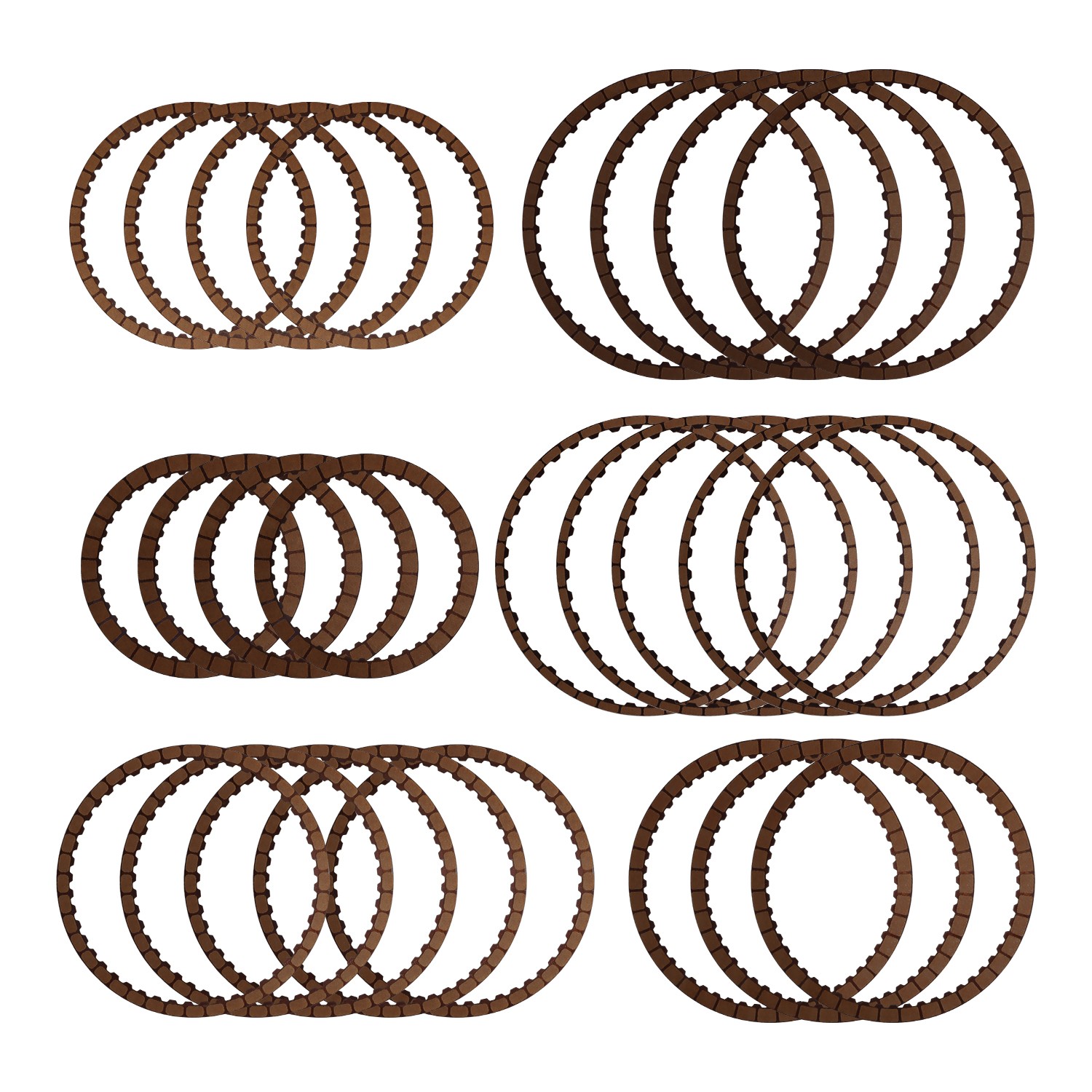 1x UA80 UA80E UA80F Transmission Overhaul Friction Plates Kit For Toyota 2016-up
