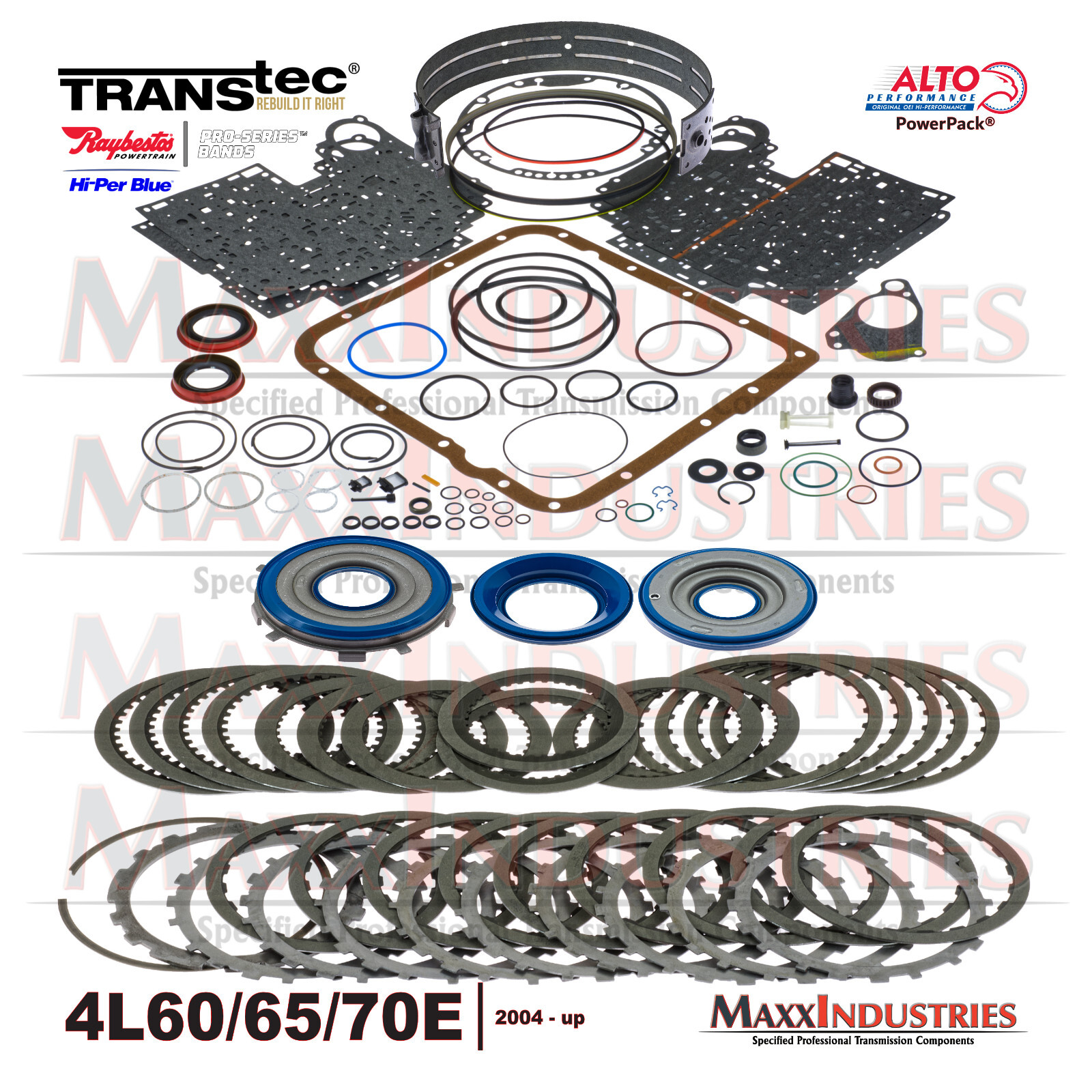 2004-Up 4L60E Transmission Performance Rebuild Kit with 3-4 PowerPack® Alto HEG