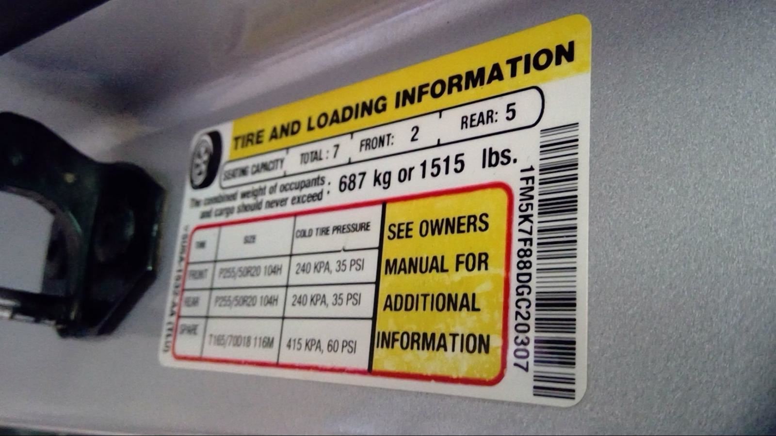 Automatic Transmission 6 Speed ID DA8P-7000-CA Fits 13 EXPLORER 1847907