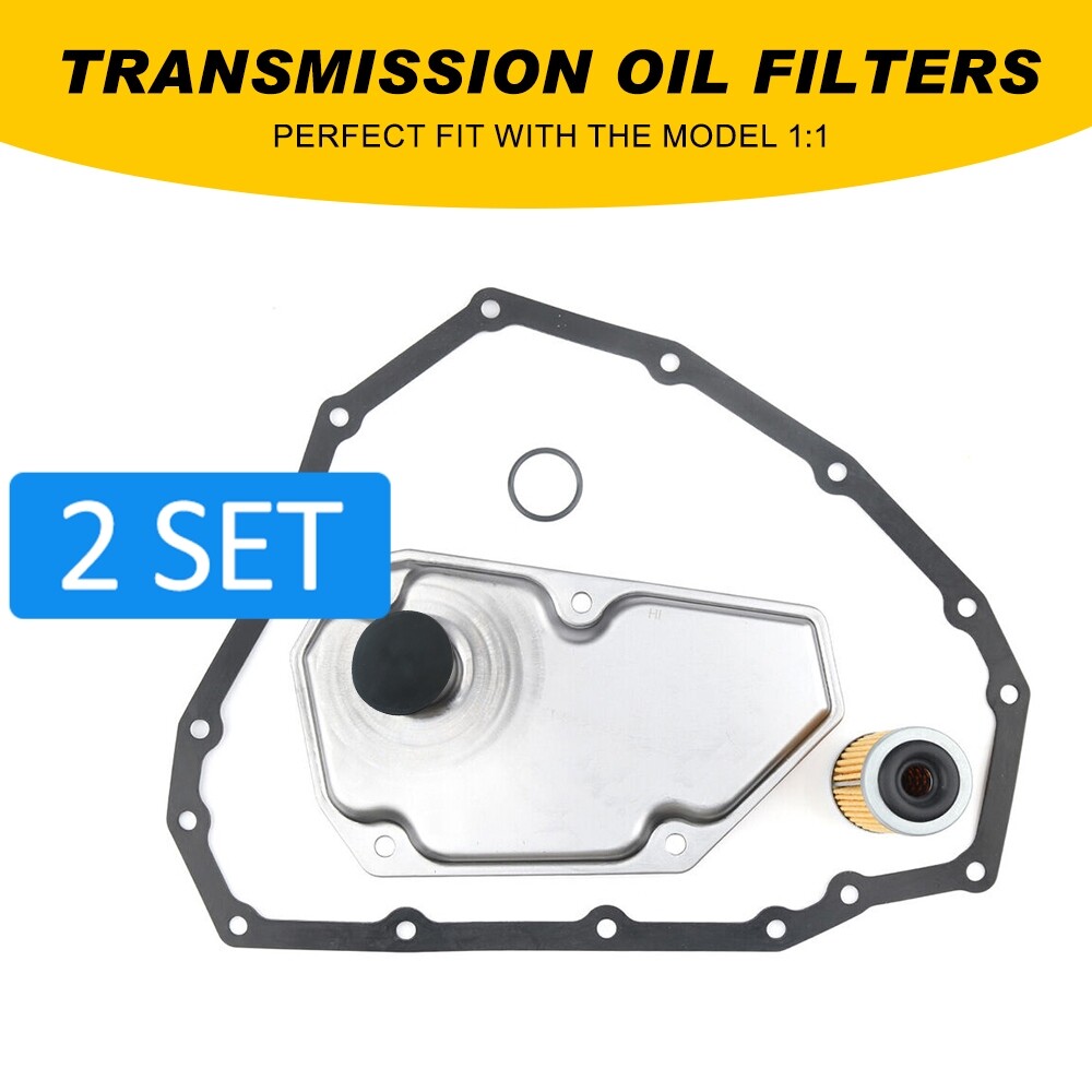 2SET Transmission Filter Oil Pan Gasket For Nissan Sentra 2016-2019 33010-JF015