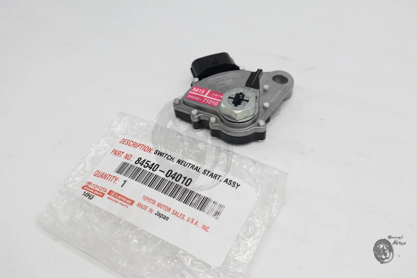 Toyota Lexus Genuine OEM 84540-04010 Neutral Safety Switch OEM New
