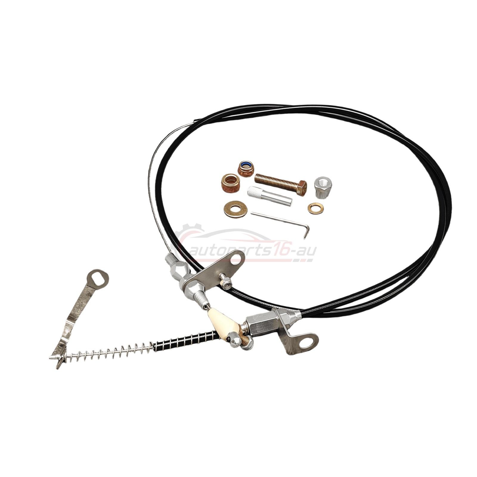 New Black Kickdown Cable Kit Fits For Ford/AOD Lokar KD-2AODU USA