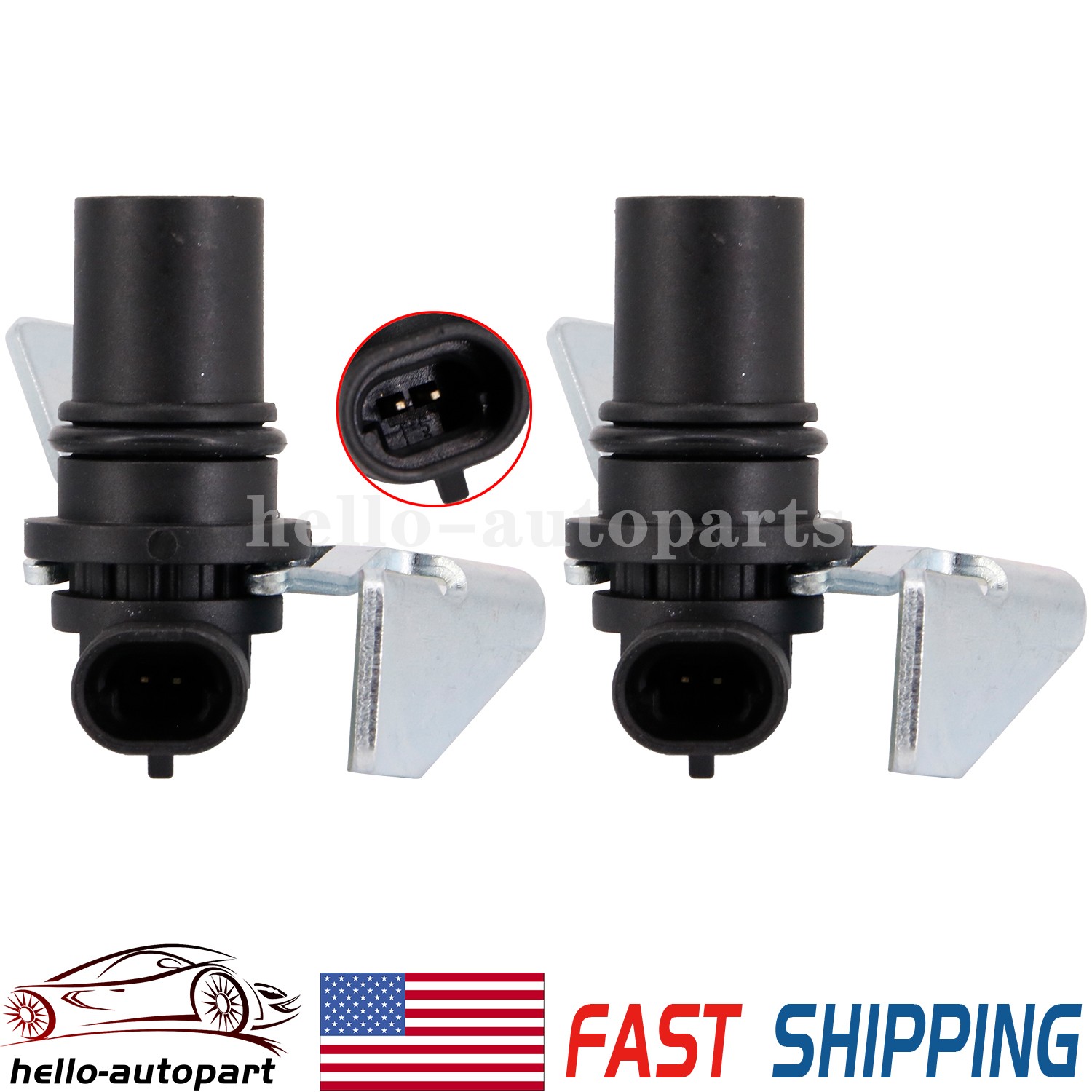 2pcs Automatic Transmission Speed Sensors Input&Output 24203876 For Chevrolet GM