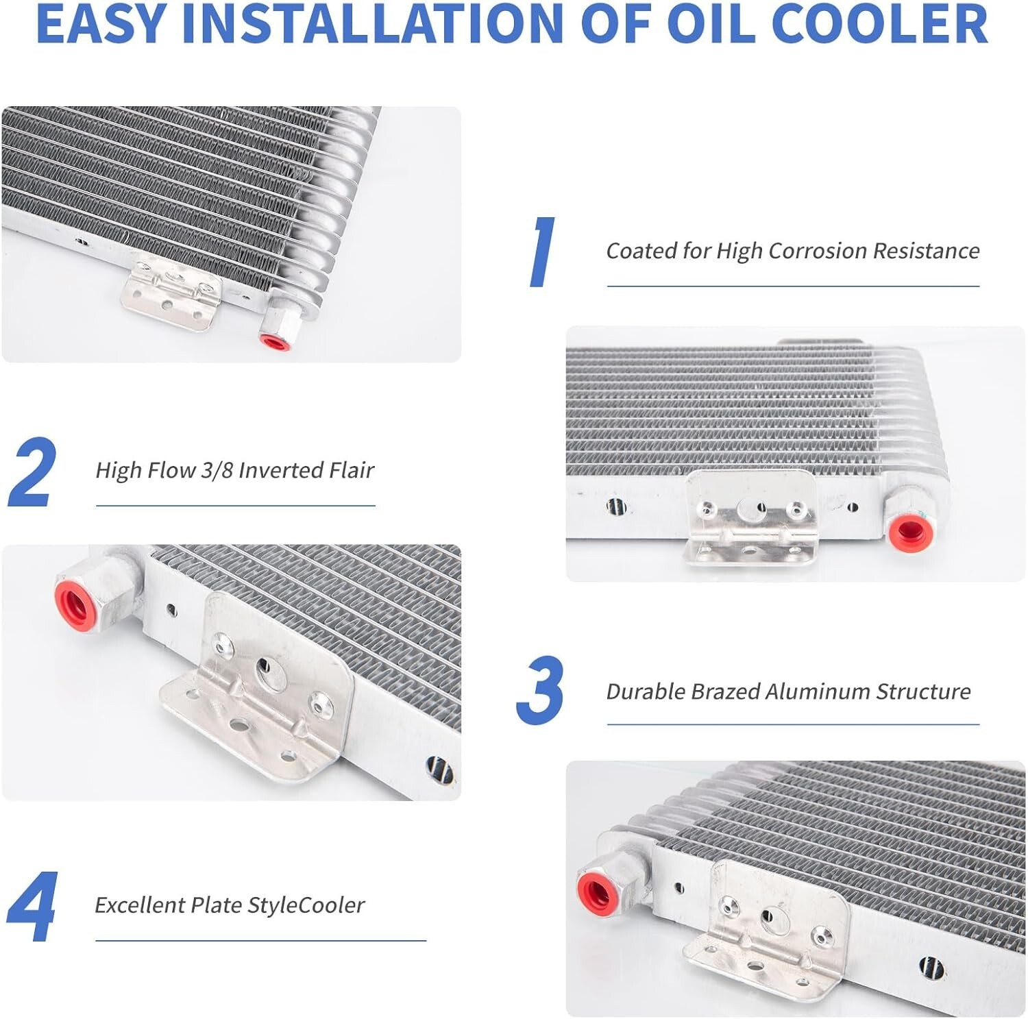 LPD47391 For Tru Cool 40K Low Pressure Drop Transmission Oil Cooler 40K GVW