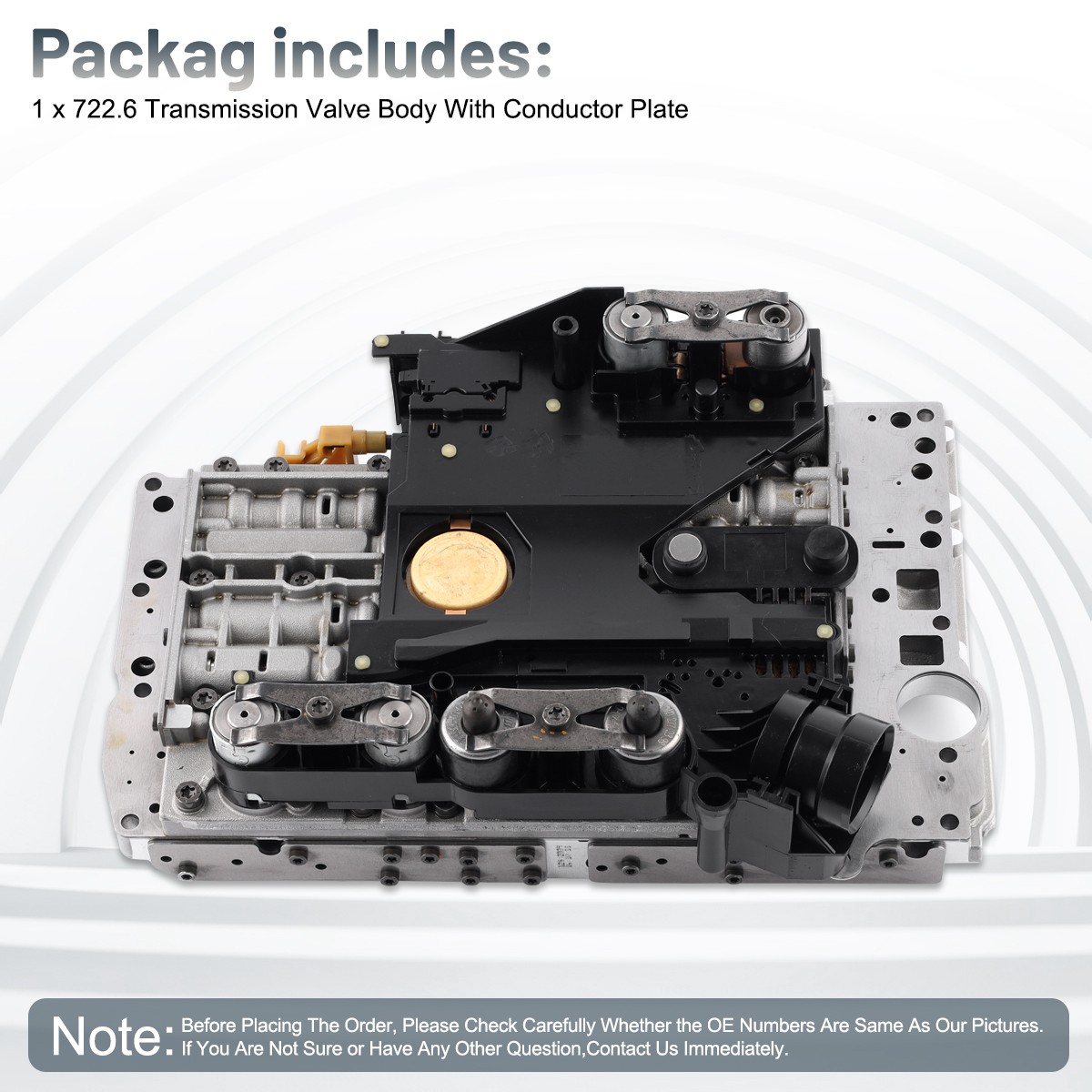 Upgrade Transmission Valve Body+Solenoid Conductor Plate For Mercedes-Benz 722.6