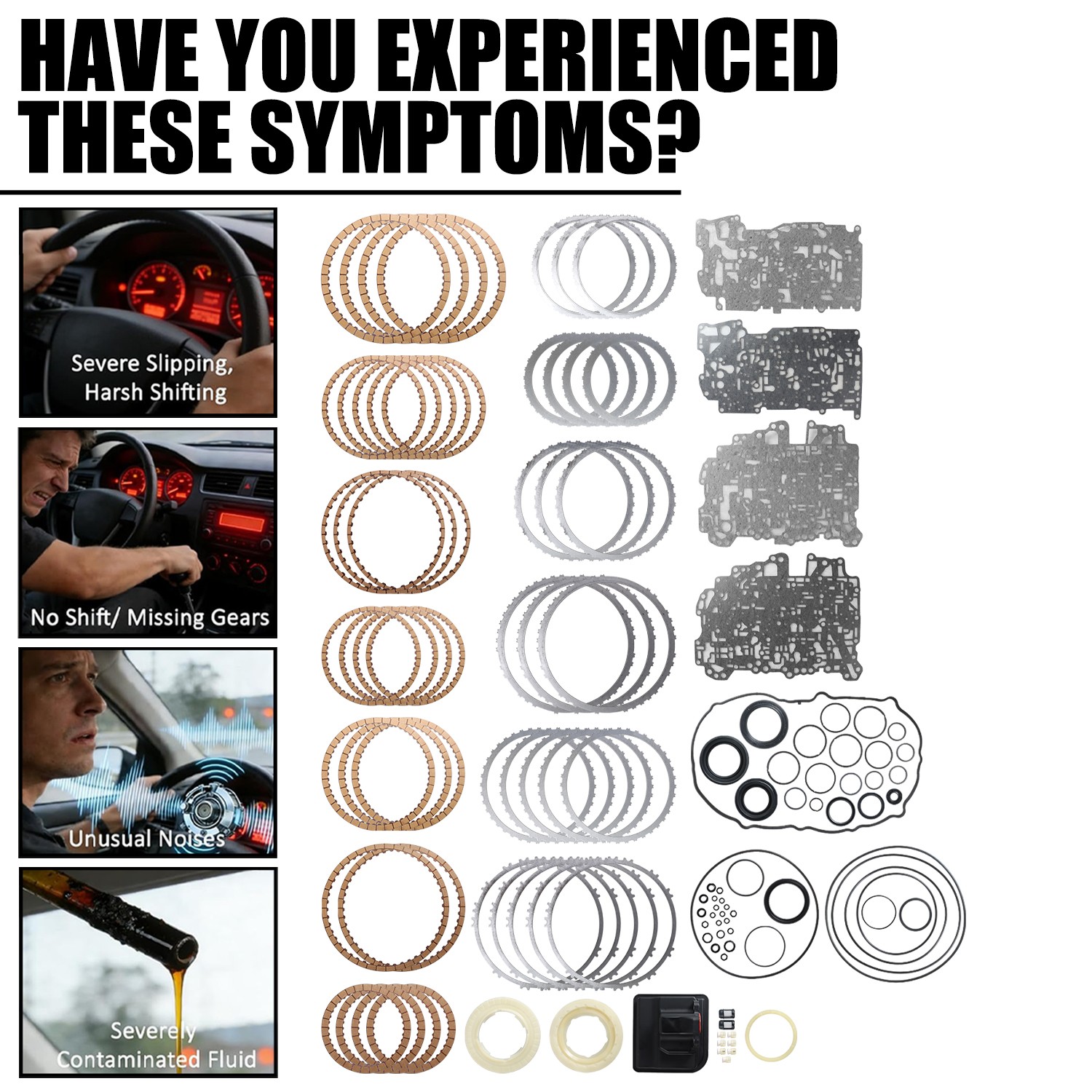 UA80 UA80E UA80F Transmission Master Overhaul Rebuild Kit For Toyota Lexus 16-up