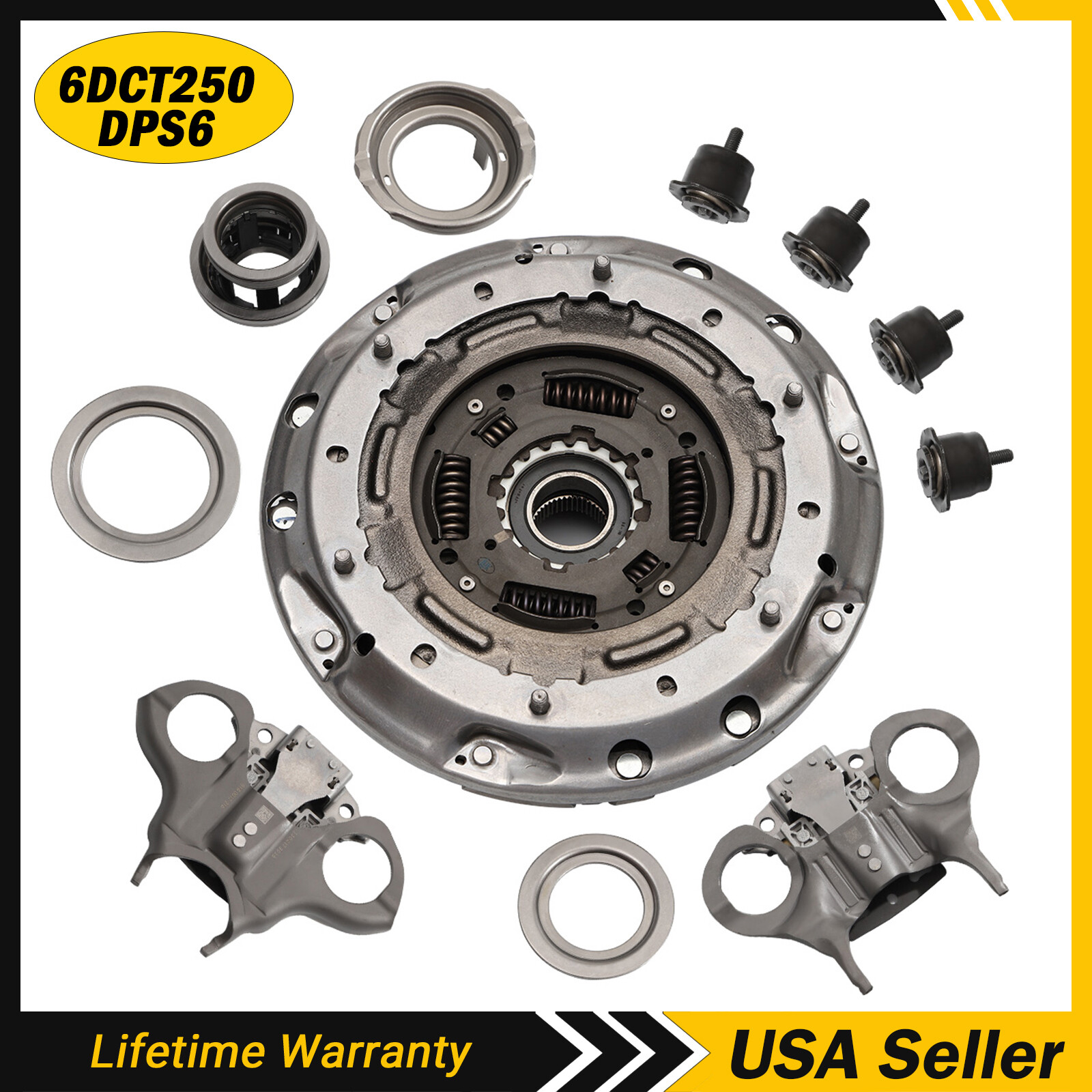 For FORD FOCUS Fiesta 2012- 2019 6DCT250 DPS6 Transmission Dual Clutch Fork Kit