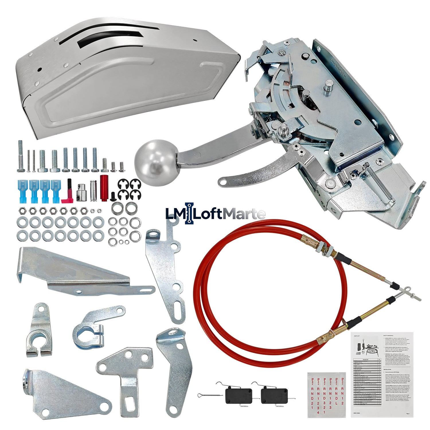 Replace B&M 80842 Pro Ratchet Automatic B&M Shifter for 3 & 4 Speed Transmission