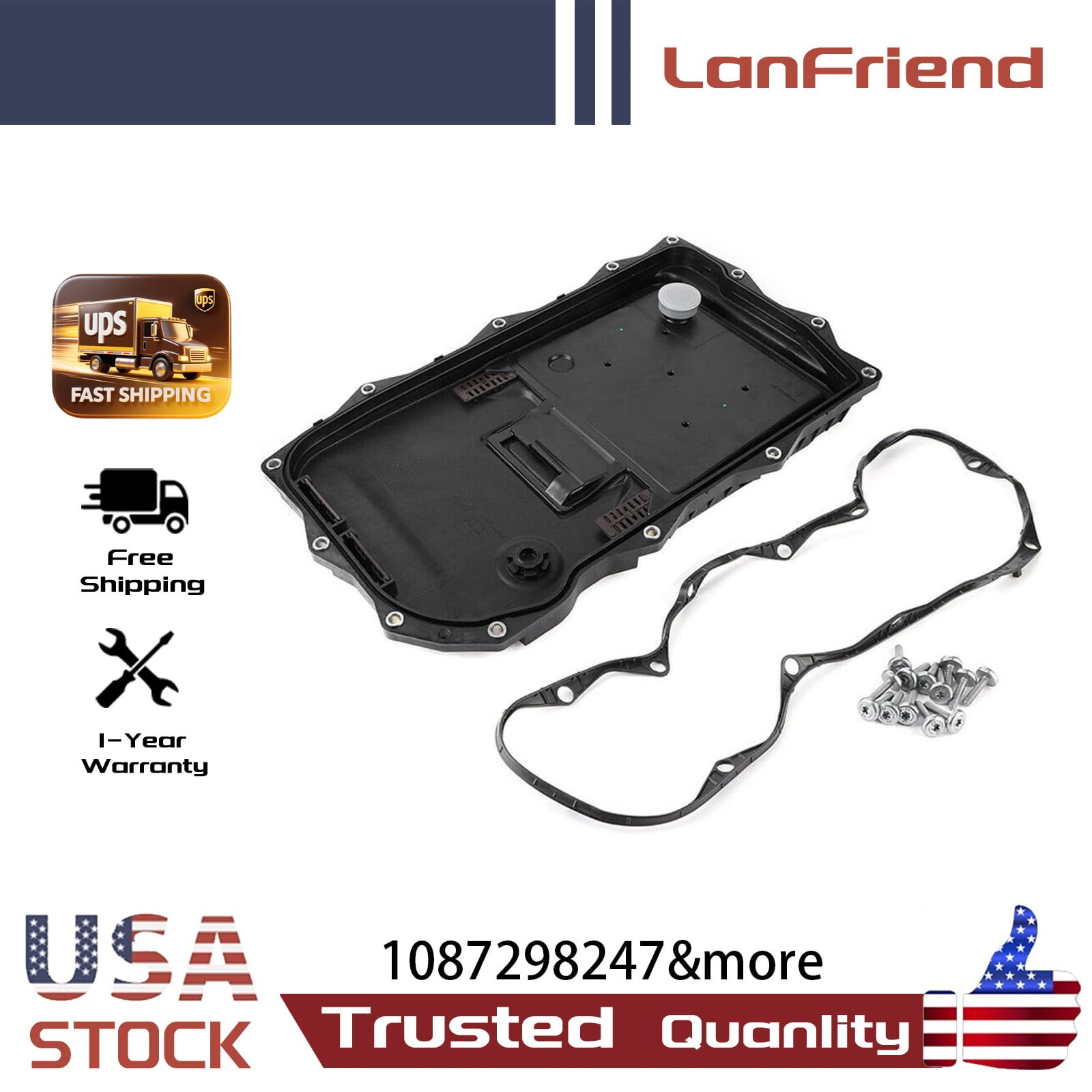 24 11 8 612 901 Auto Trans Oil Sump Filter For BMW ActiveHybrid M3 530i 08-17