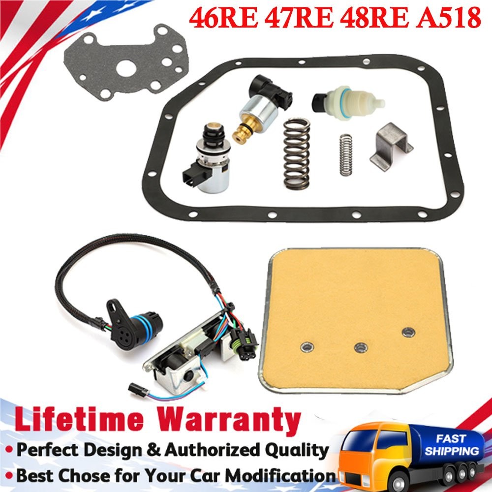 Solenoid Service & Upgrade Kit 46RE 47RE 48RE A518 Heavy Duty For Dodge 1994-99