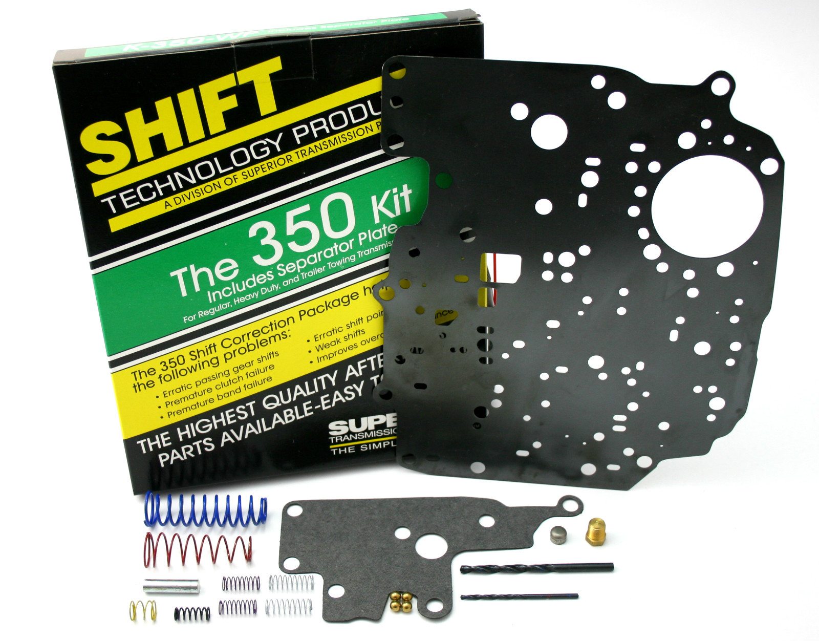 TH350 Turbo 350 Transmission Superior Shift Correction Valve Body Kit with Plate