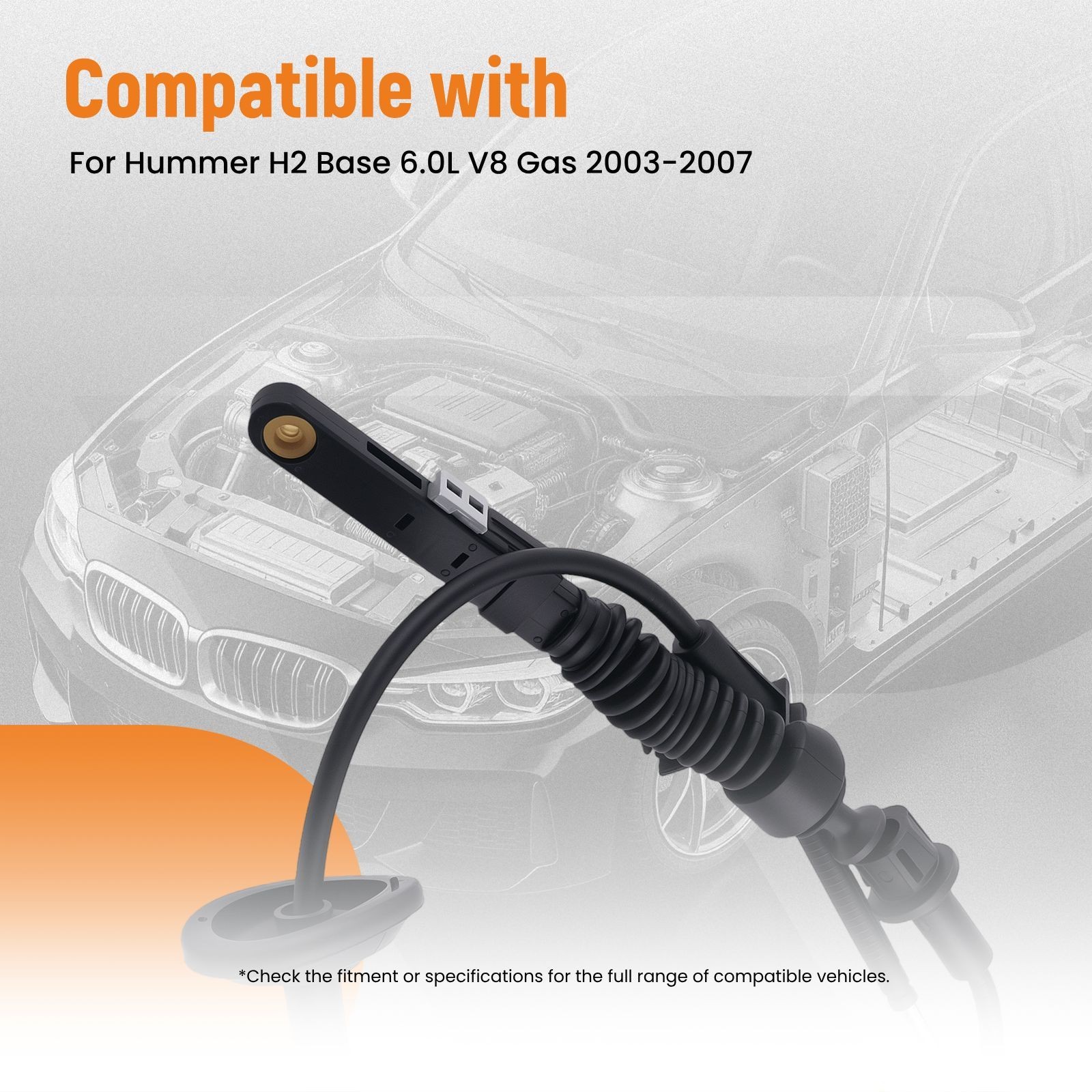 Front Shift Cable for Hummer H2 6.0L 364Cu In V8 Gas 2003-2007
