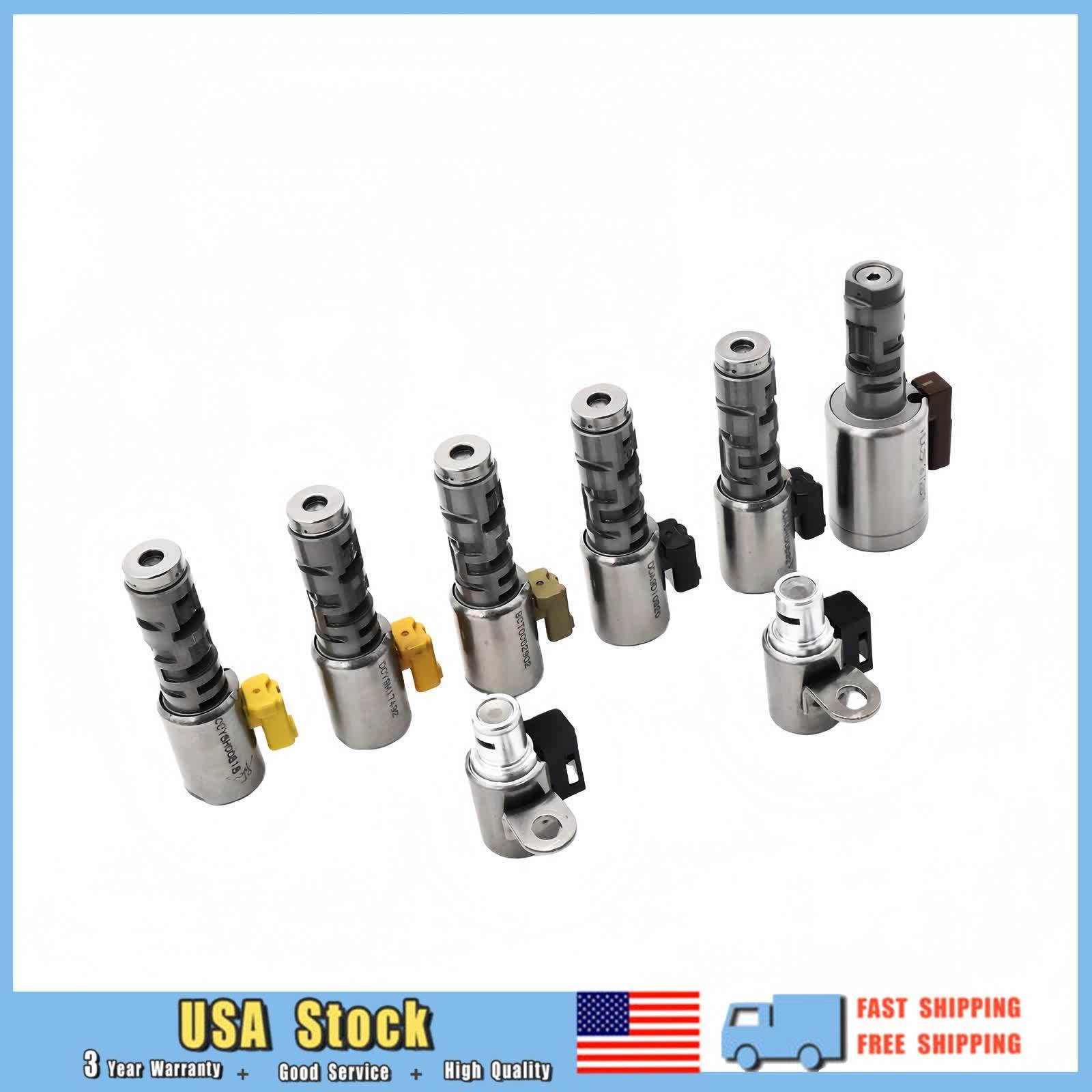 8Pcs Transmission Solenoid Small Valve Fit 03-08 Audi TT 05-10 VW Jetta 09G 6spd