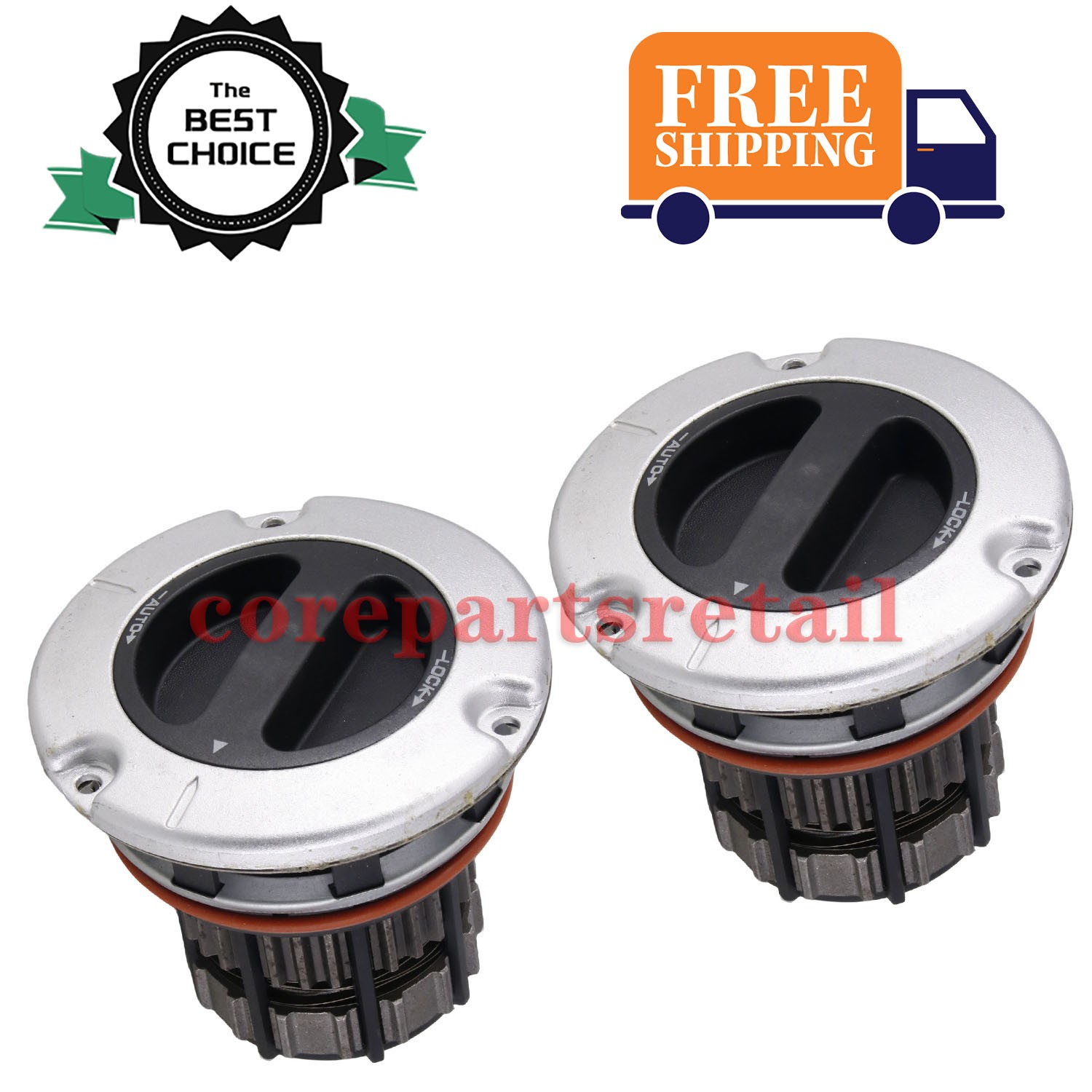 For 2011-2022 Ford Super Duty 1Pair Of Front Automatic Locking Hubs BC3Z-3B396-A