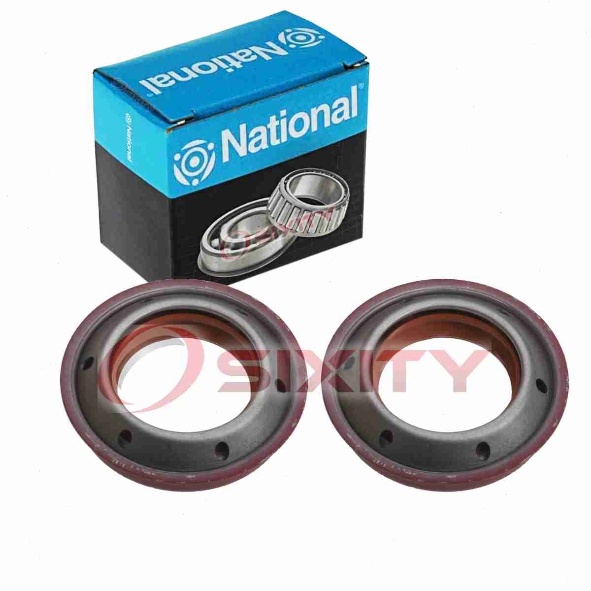 2 pc National Transmission Output Shaft Seals for 1990-1995 Chevrolet Lumina gv