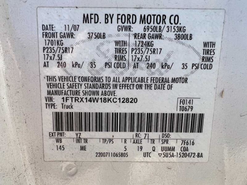 Transfer Case Manual Shift Fits 06-08 FORD F150 PICKUP 383933