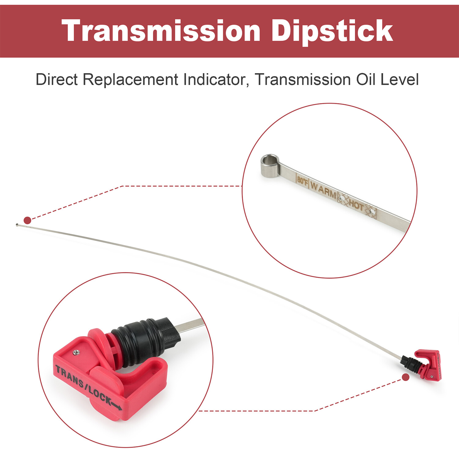 Transmission Oil Level Indicator Dipstick 12560267 for 1998-2002 Camaro V8 5.7L