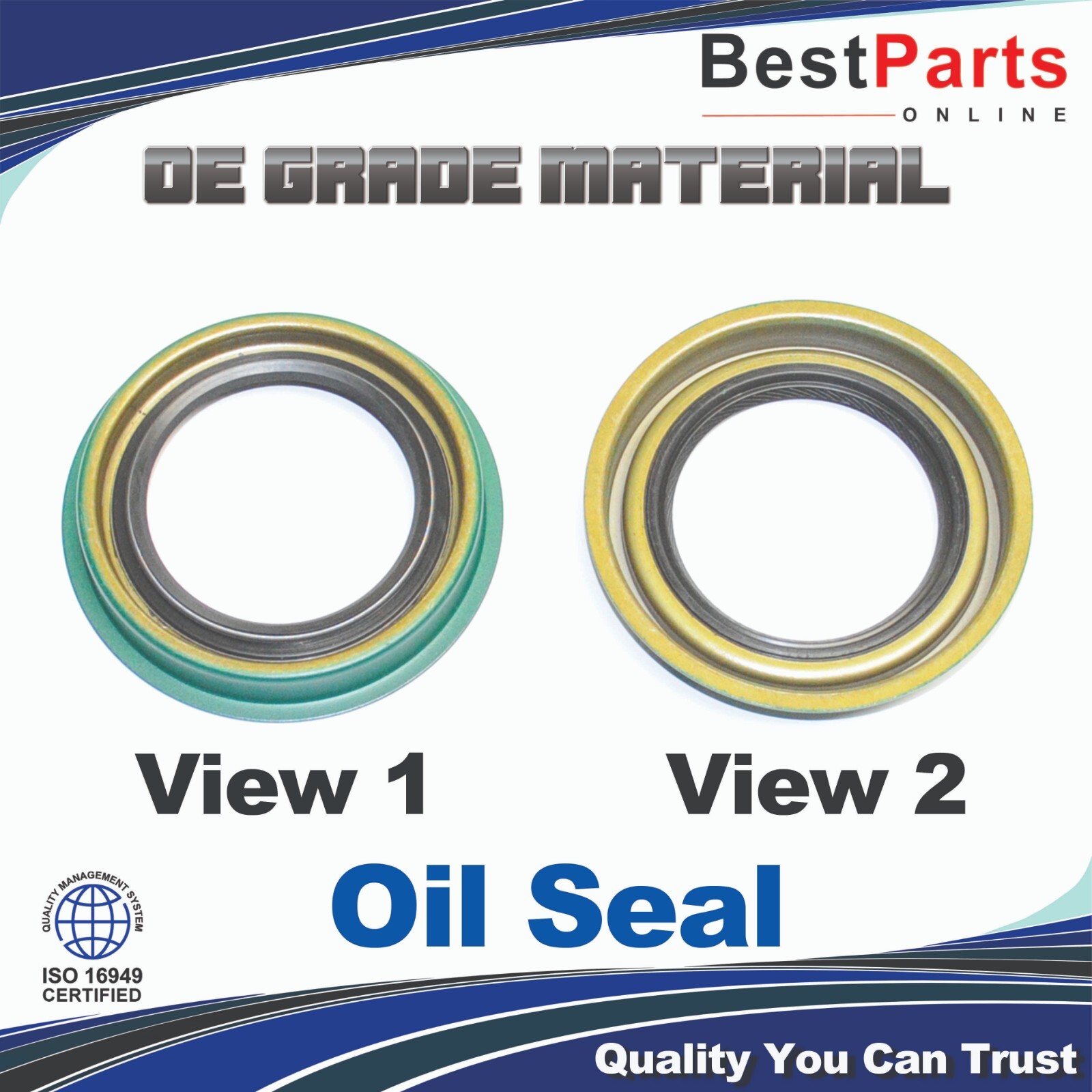 TRANSMISSION FRONT PUMP BODY METAL CLAD SEAL 1964 – UP GM TH350 , TH350C 6712NA