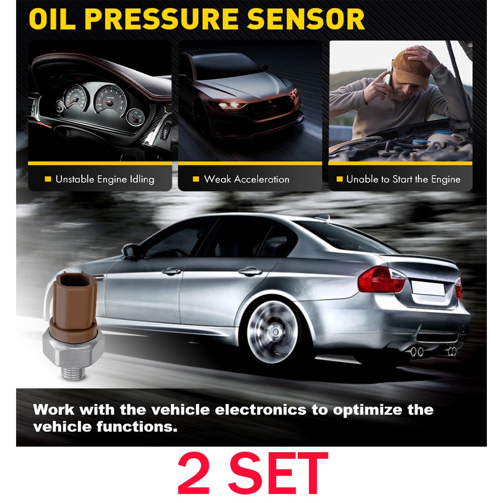 Transmission Fluid Pressure Switch 2X Fits Honda 06-11 Civic 1.8L 07-08 Fit 1.5L
