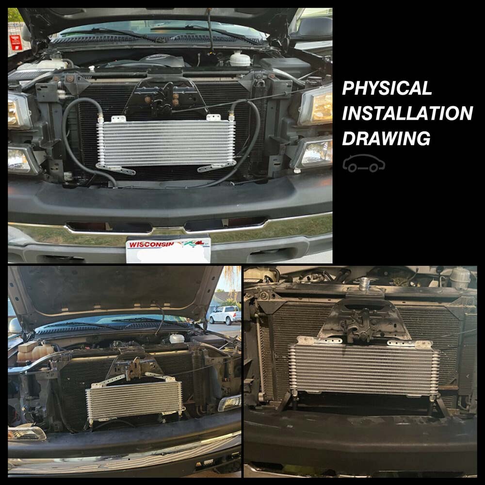 Car Transmission Oil Cooler LPD47391 Low Pressure Drop Trans Cooler 40000 GVW RV