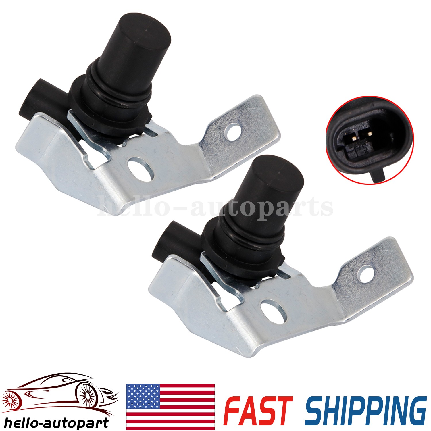 2pcs Automatic Transmission Speed Sensors Input&Output 24203876 For Chevrolet GM
