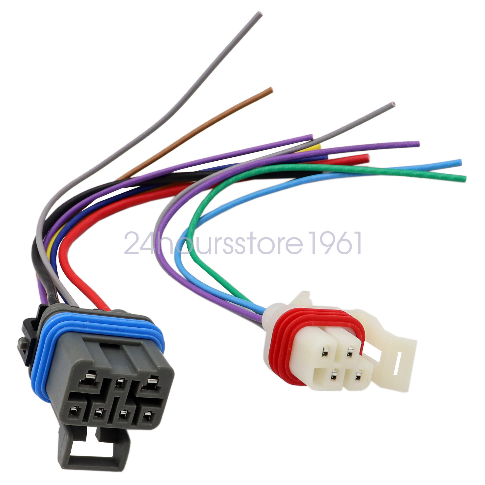 2PCS Neutral Safety Switch Connector Wire Harness 7-PIN &4-PIN fits Chevrolet