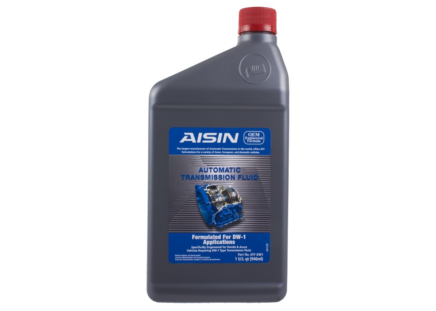 Set of 8 ATF DW-1 Automatic Transmission Fluids Aisin for Honda Acura Isuzu