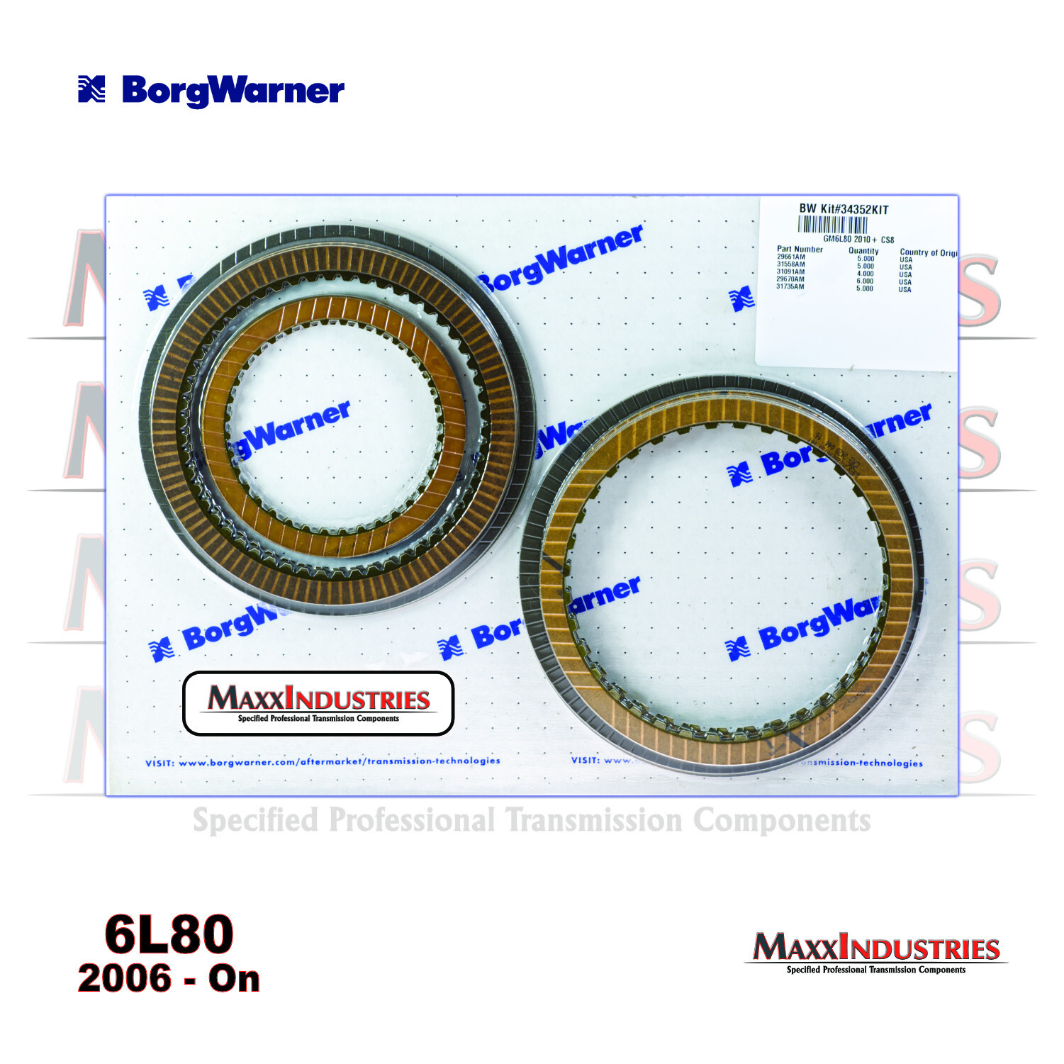 6L80 Transmissi​on Hi Performance Overhaul Rebuild Upgrade Kit 2 Sonnax TransGo