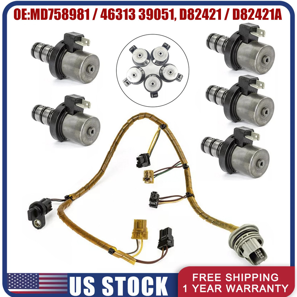 F4A41 F4A42 Transmission Shift Solenoid Kit with Harness For Mitsubishi Hyundai