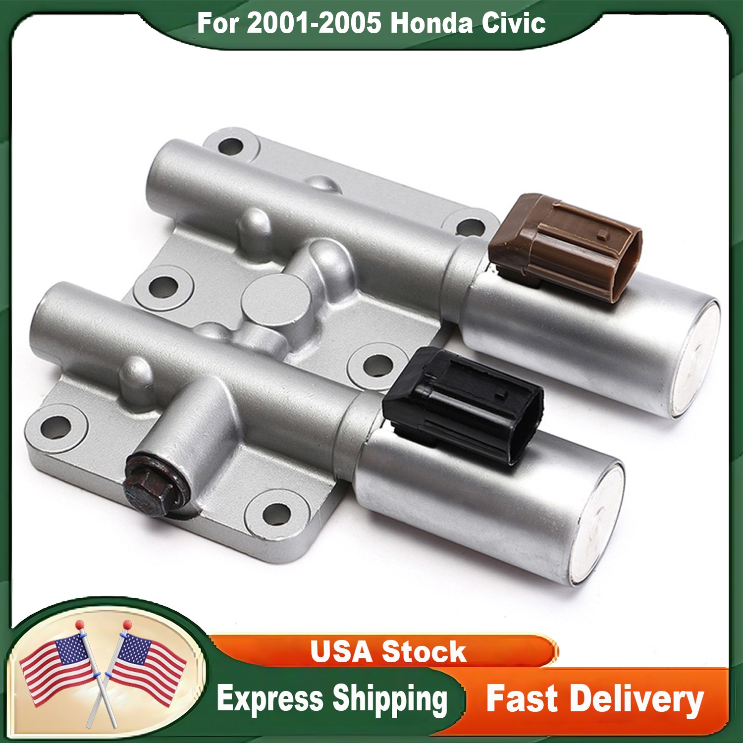 For 2001-2005 Honda Civic 1.7L Transmission Dual Linear Solenoid 28015-PLX-305