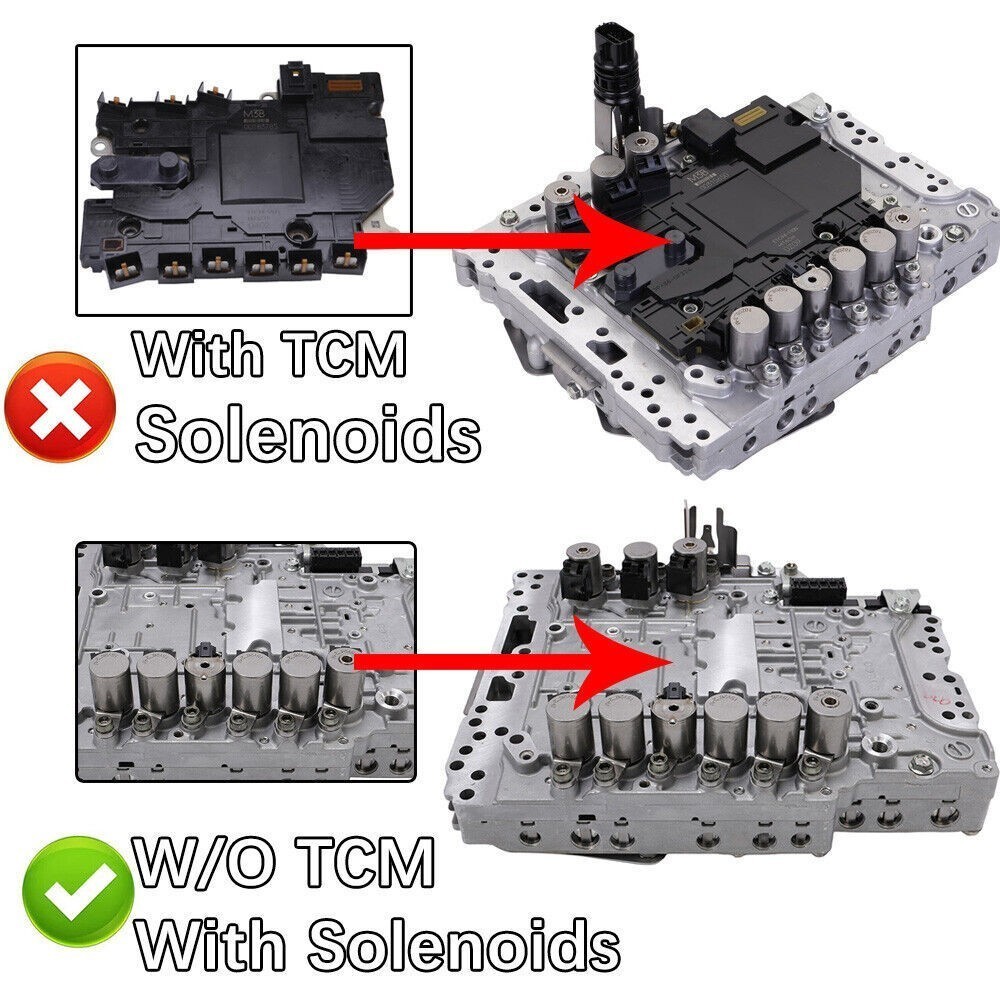 31705-X132B RE7R01A For 2014-2019 Infinity Q50 Q60 3.7L Valve Body w/ Solenoids