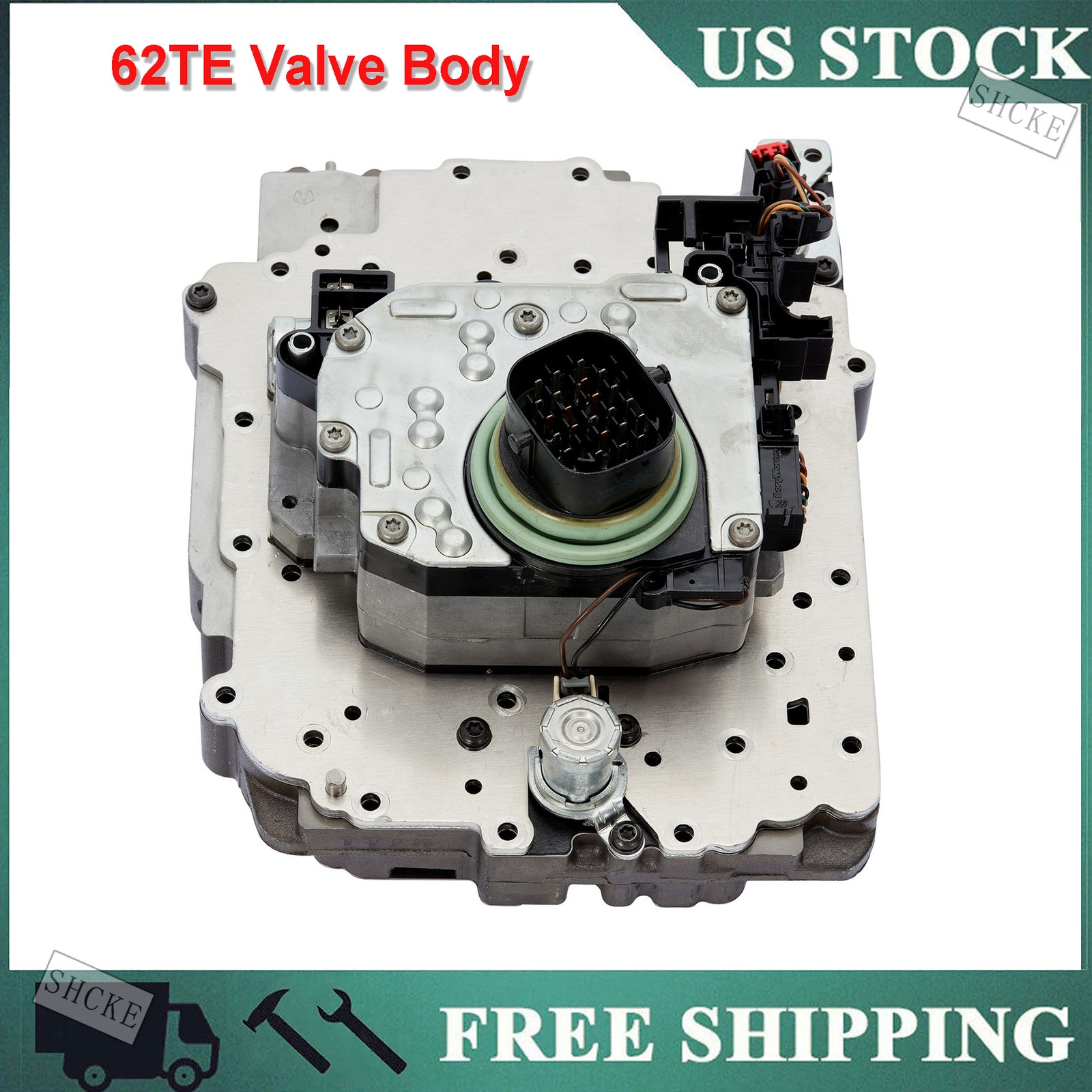 62TE 6-Speed Complete Valve Body w/ Solenoid for Chrysler Dodge Jeep (5078723AD)