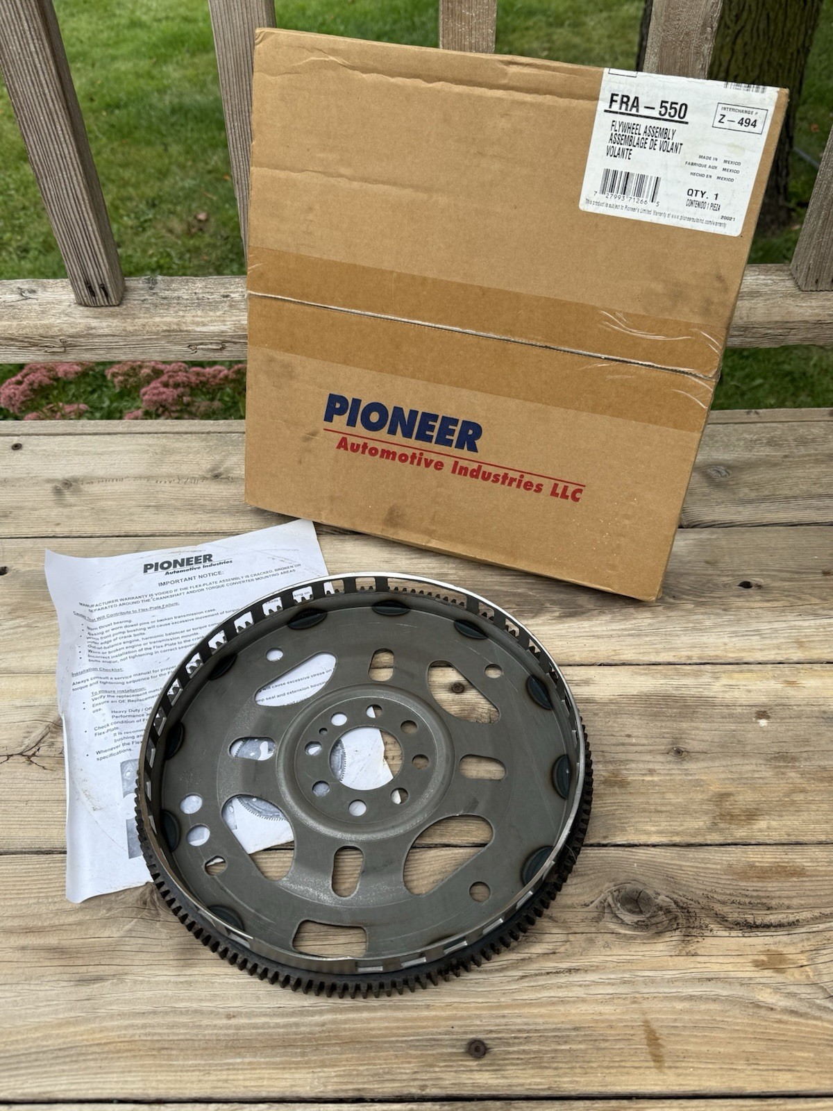 Pioneer FRA-550 Automatic Transmission Flexplate