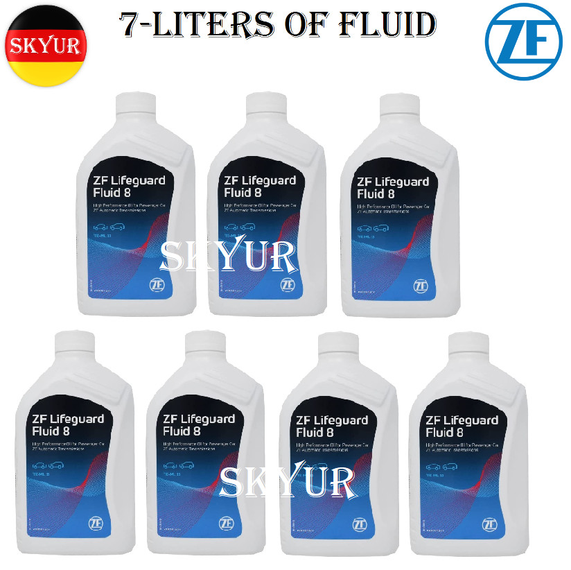 7 Liters of Lifeguard ZF8 Automatic Transmission Fluid For BMW,Audi,VW,Rover