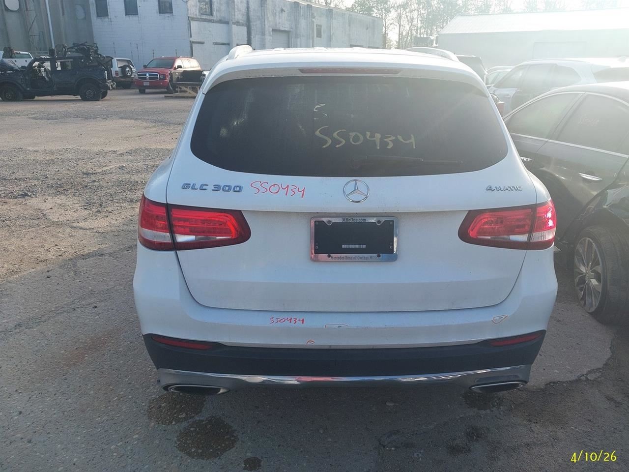 Automatic Transmission 253 Type GLC300 AWD Fits 16 MERCEDES GLC-CLASS 3667059