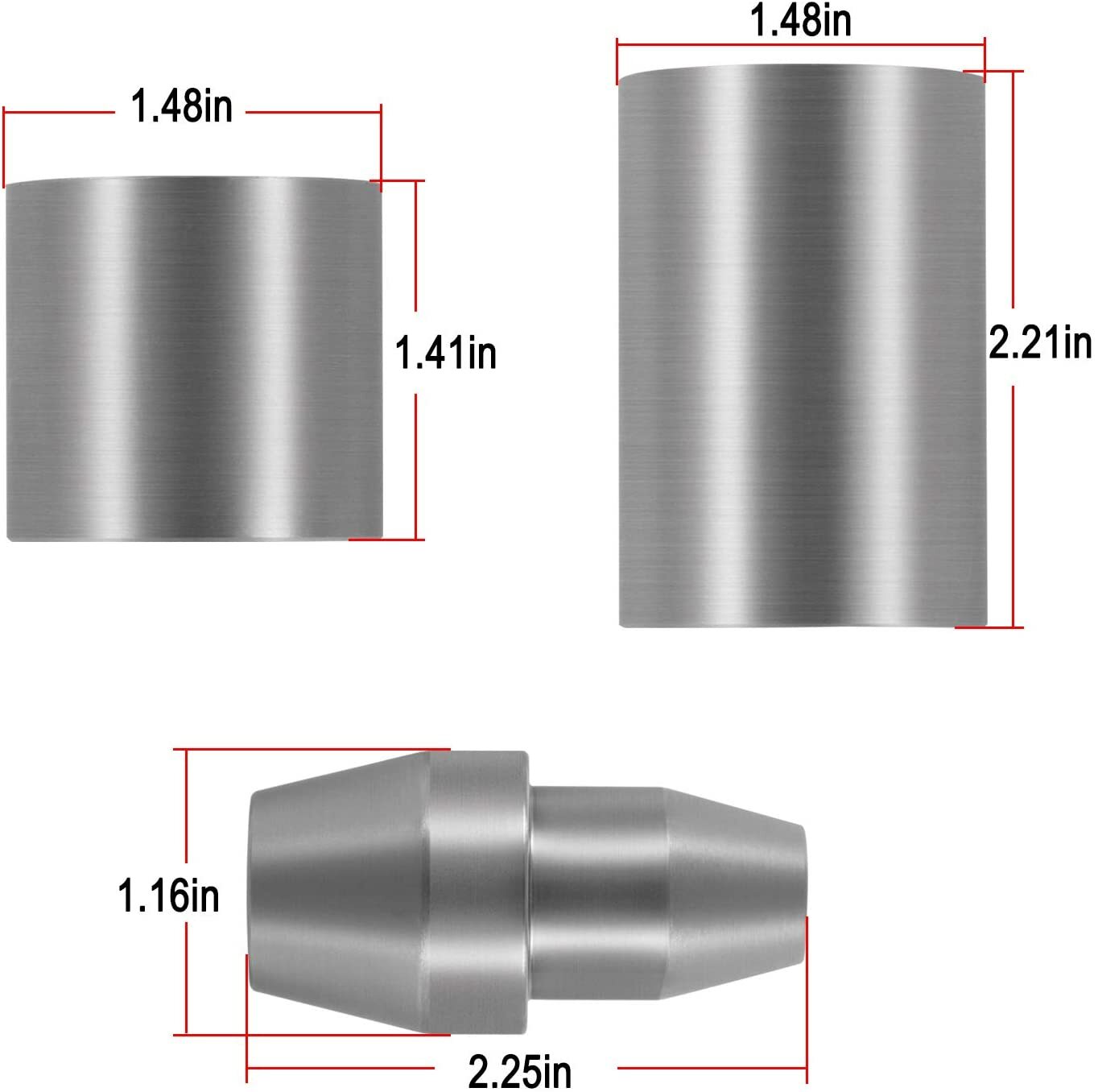 3 PCs Turbine Shaft Teflon Seal Installer Re-Sizing Tool for GM 4L80E/4L85E