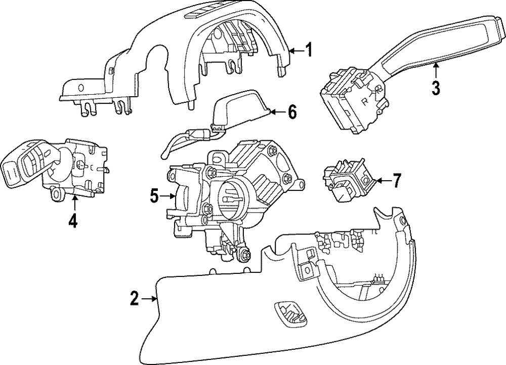 Genuine GM 2023-2024 LYRIQ Auto Transmission Gear Shift Lever Assembly 13552377