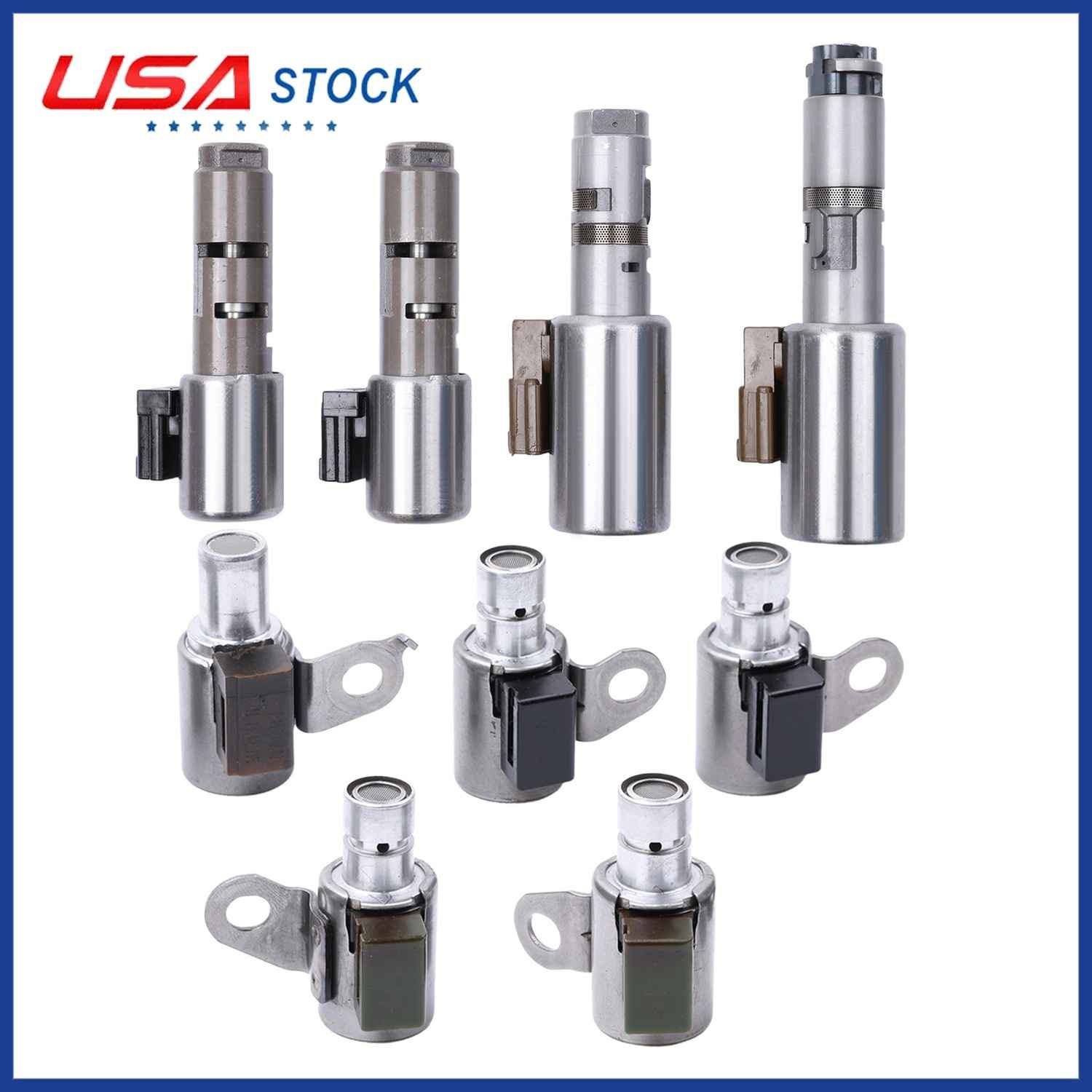 9Pcs Transmission Solenoid For Lexus IS300 2005 2006 2007 2008 2009 2010-2011