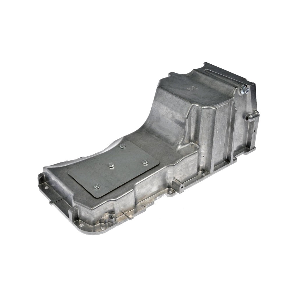For GMC Yukon/Yukon XL 1500 2007-2014 Engine Oil Pan | Aluminum | Metallic Gray