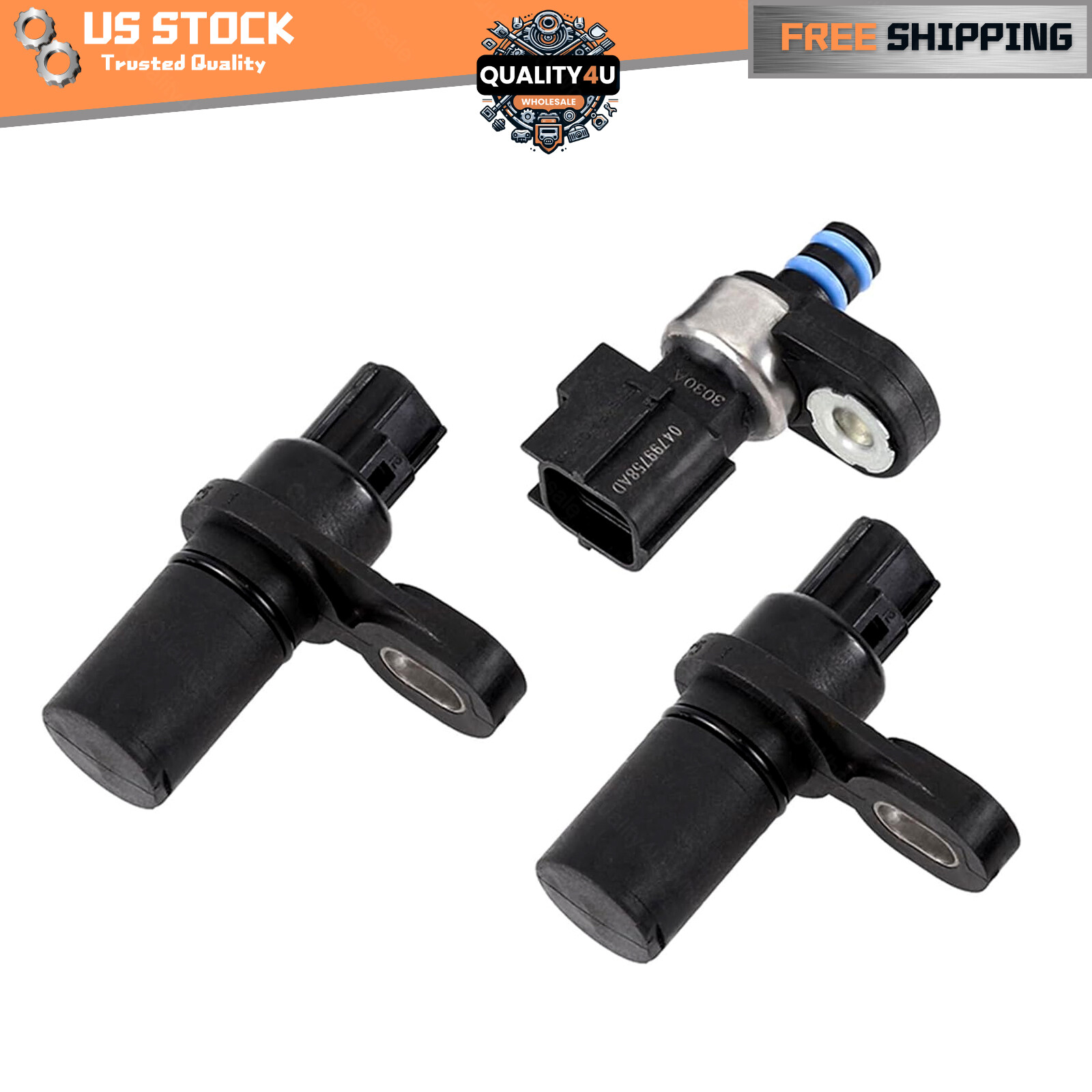 For Dodge Charger 06-10 4799061AB Transmission Input and Output Speed Sensor Set